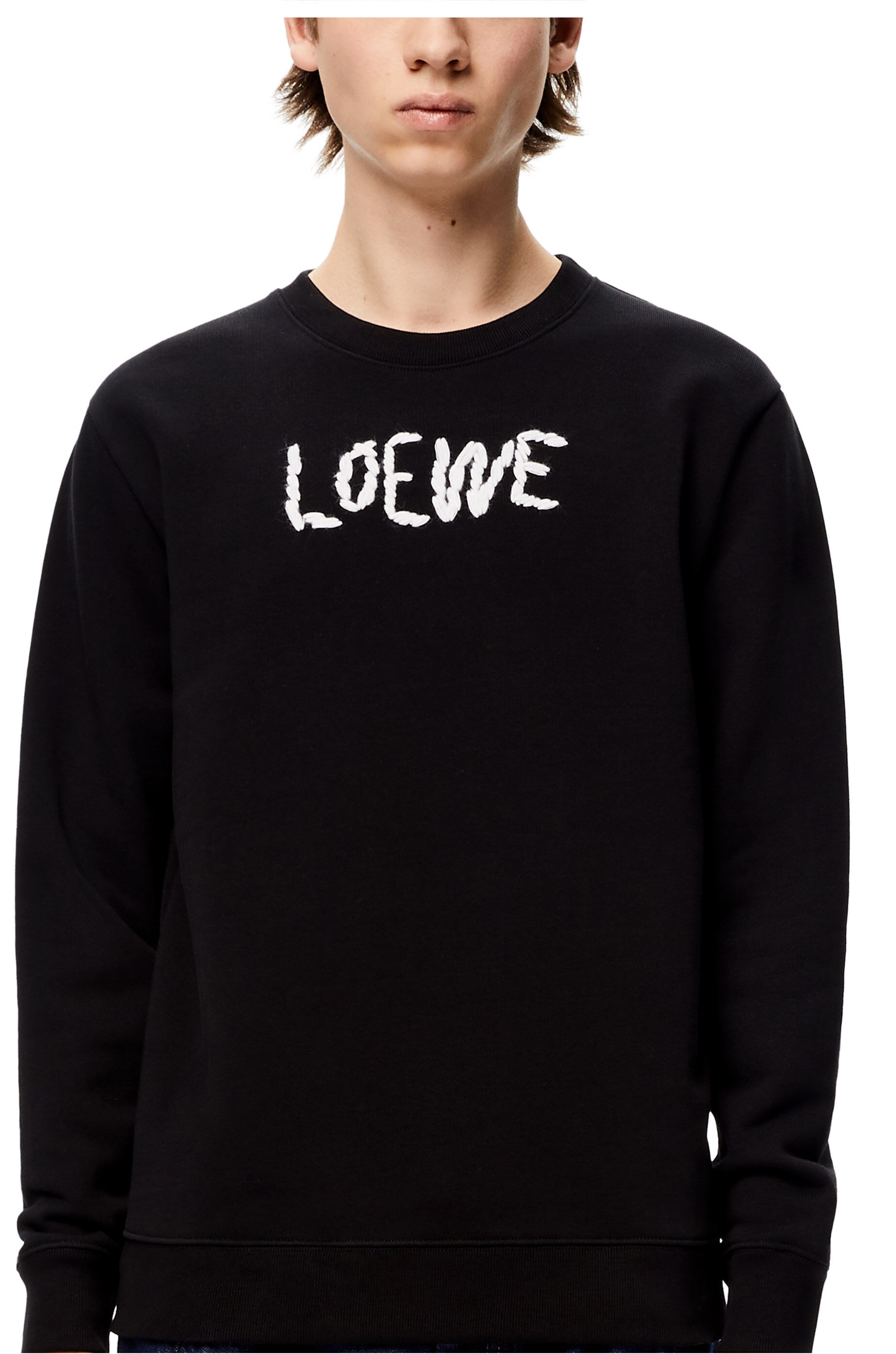 LOEWE embroidered sweatshirt in cotton - 5