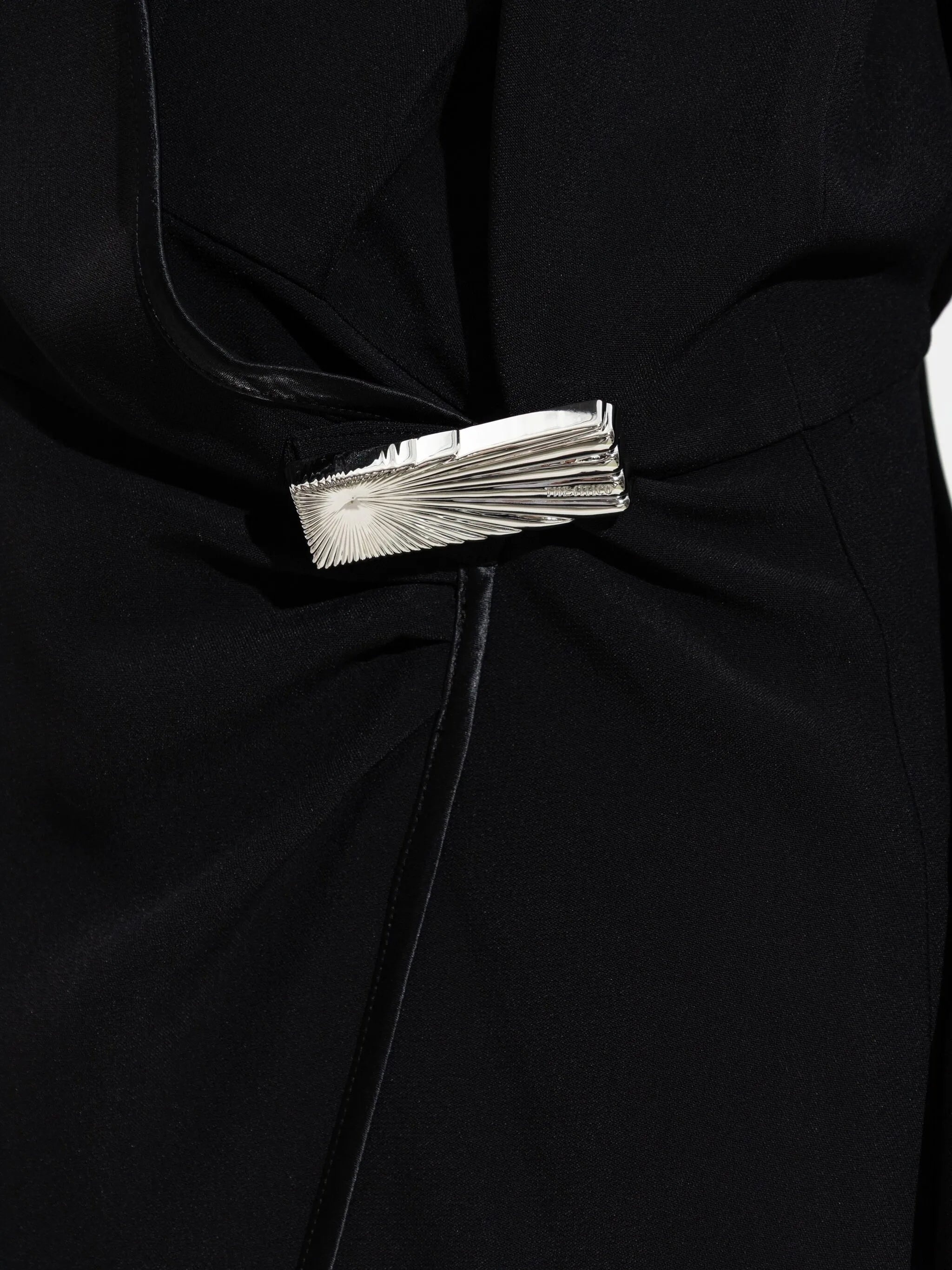 The Attico Wrap-front Split Dress - 5