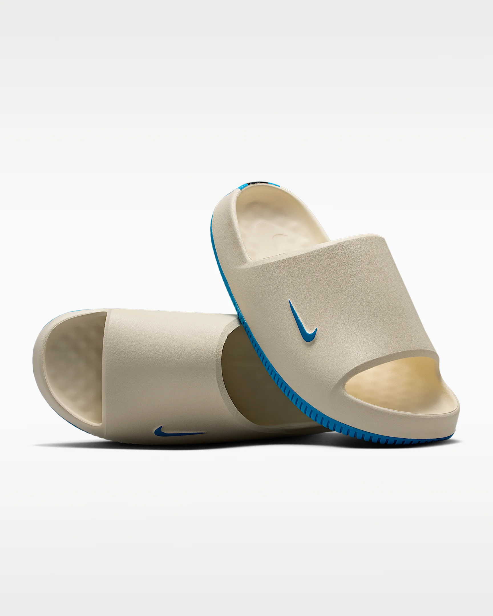 Nike Calm (Carolina Panthers) Men's NFL Slides - 1