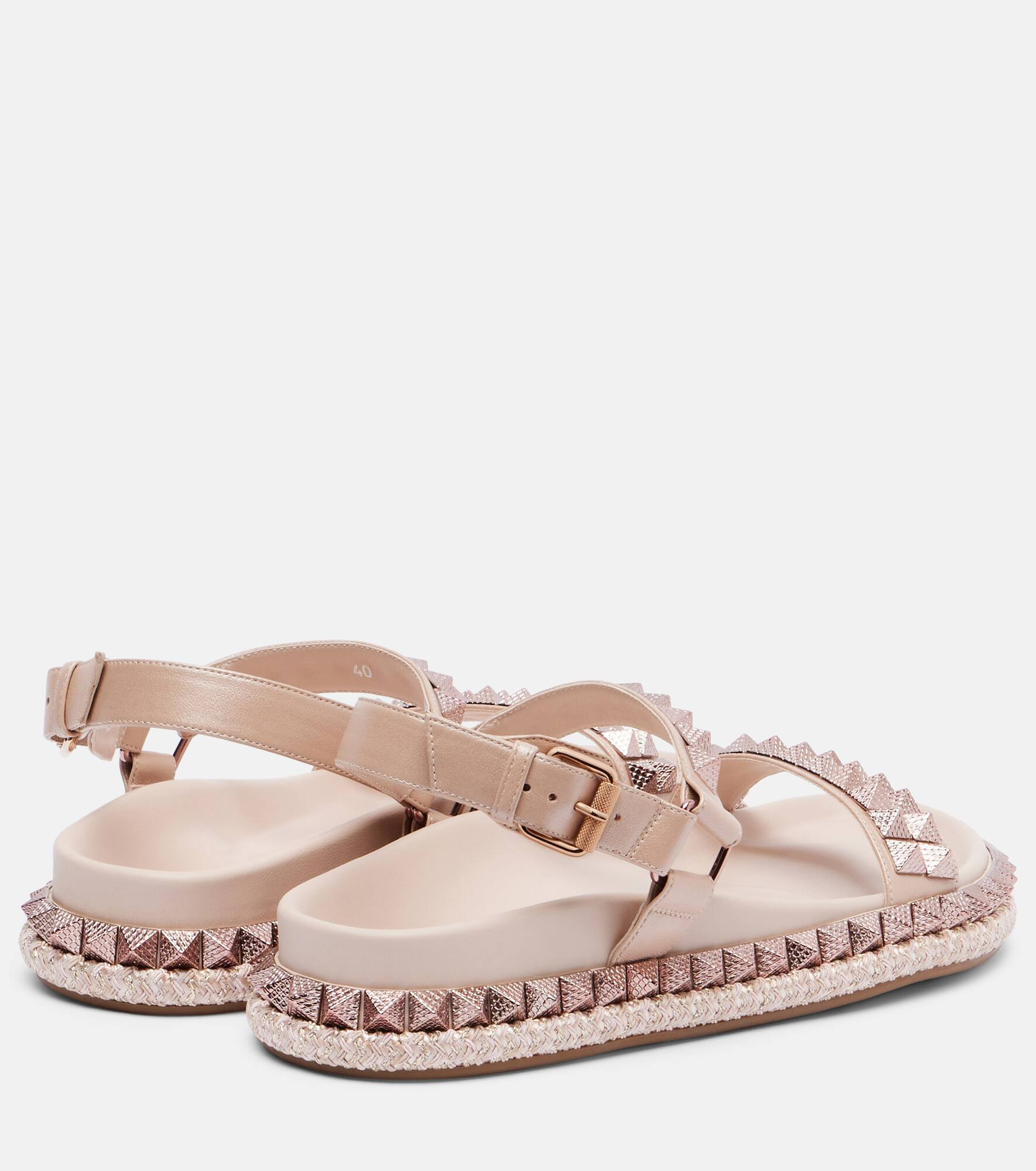 Pyrabizz spiked leather sandals - 2