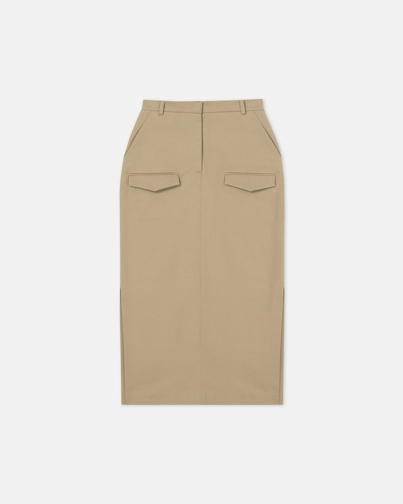 Calvary-Twill Midi Skirt 1