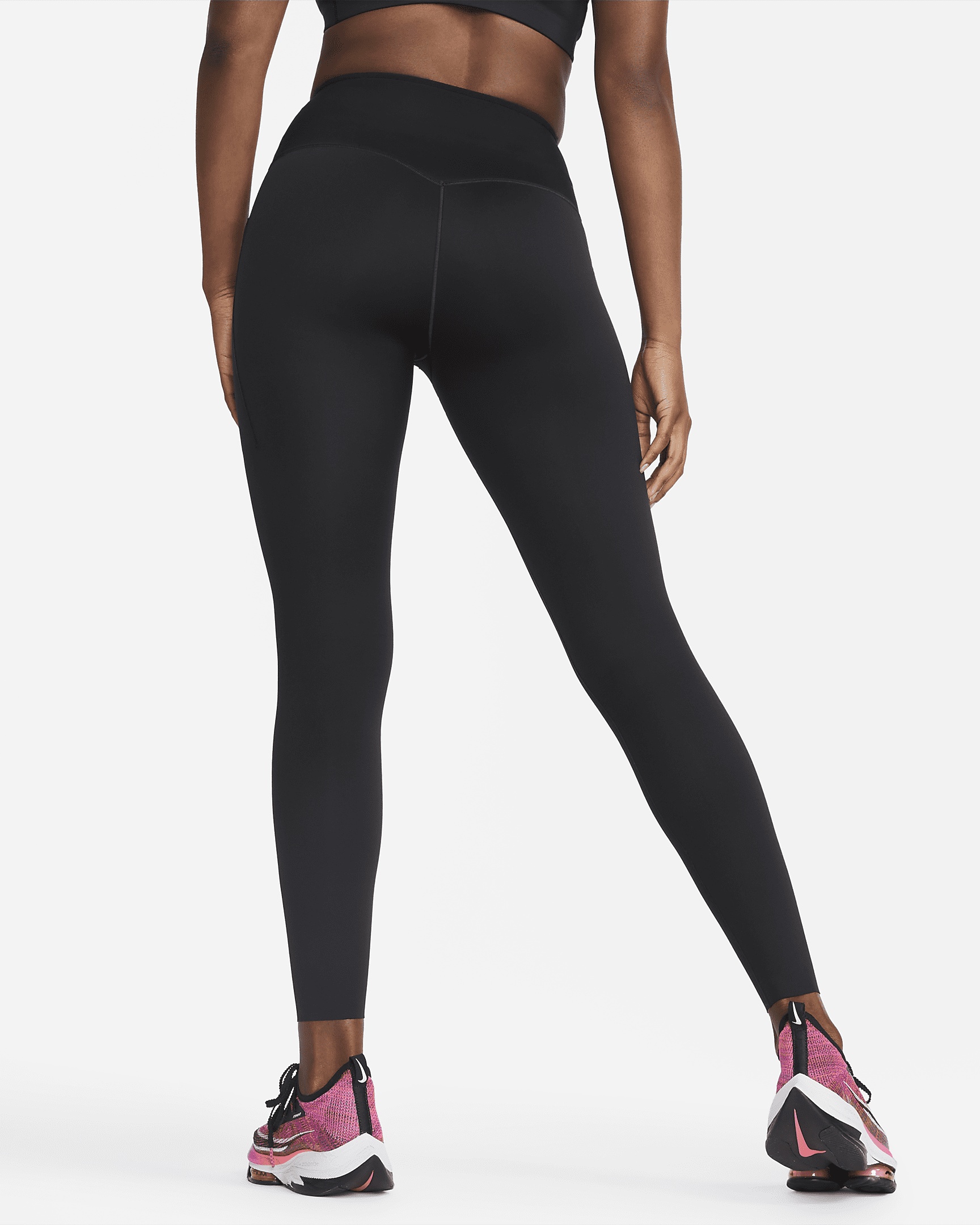 Nike Go Women's Firm-Support Mid-Rise Full-Length Leggings with Pockets - 2