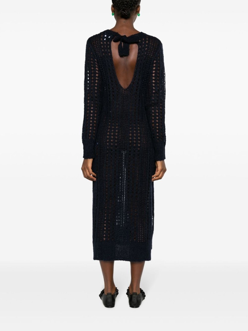 open-knit mohair-blend dress 4