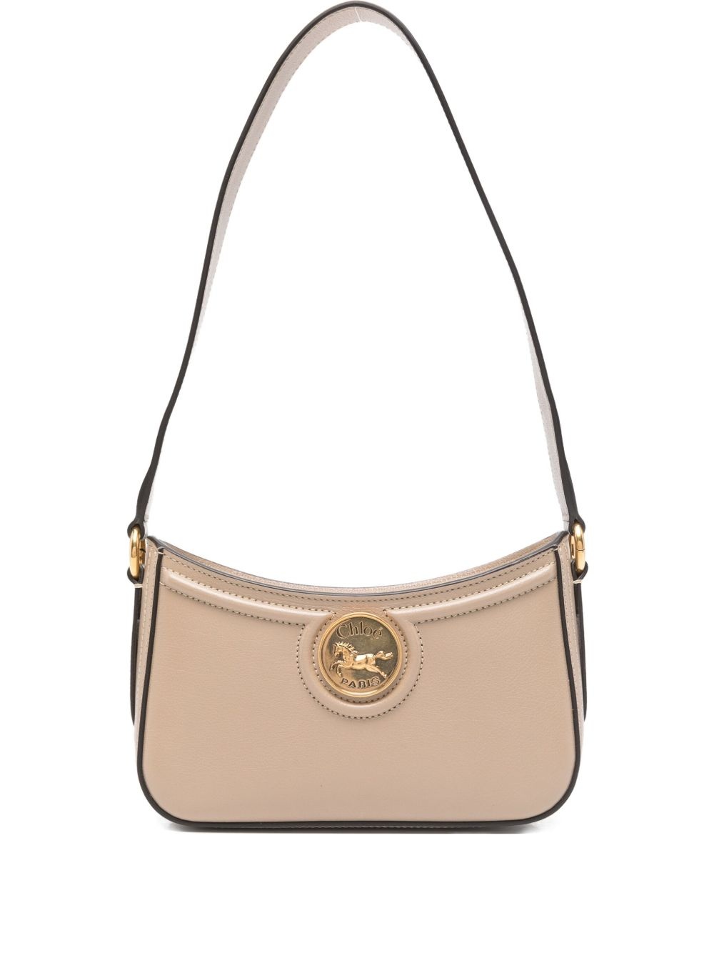 horse-emblem shoulder bag - 1