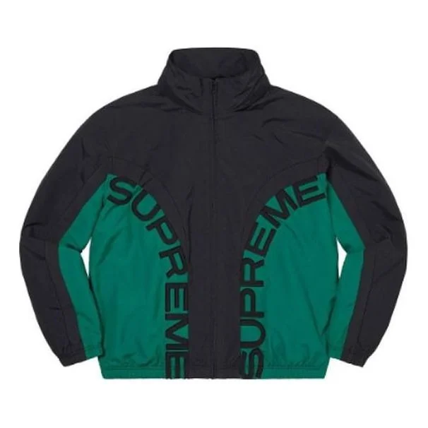 Supreme Curve Track Jacket 'Black Green' SUP-SS22-089 - 1