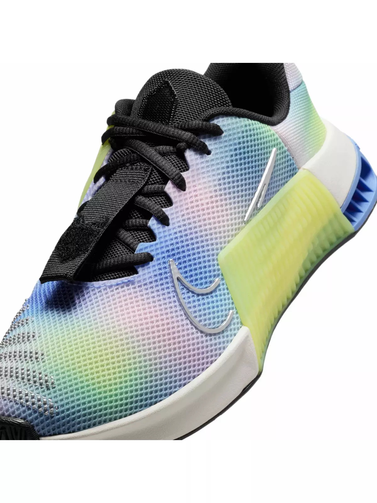 Metcon 9 SE "Black/Light Lemon Twist/Royal Pulse/Metallic Silver" Women's Training Shoe - 7
