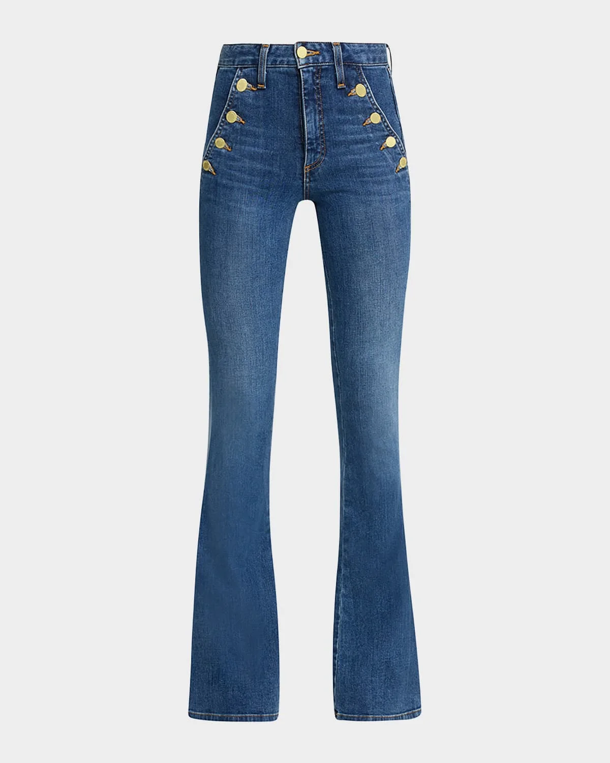 Helena Mid-Rise Flare Jeans - 1