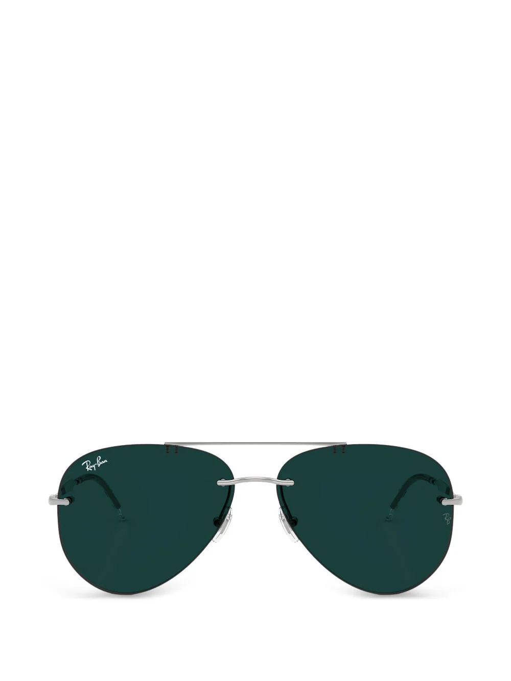 rimless pilot-frame sunglasses - 1