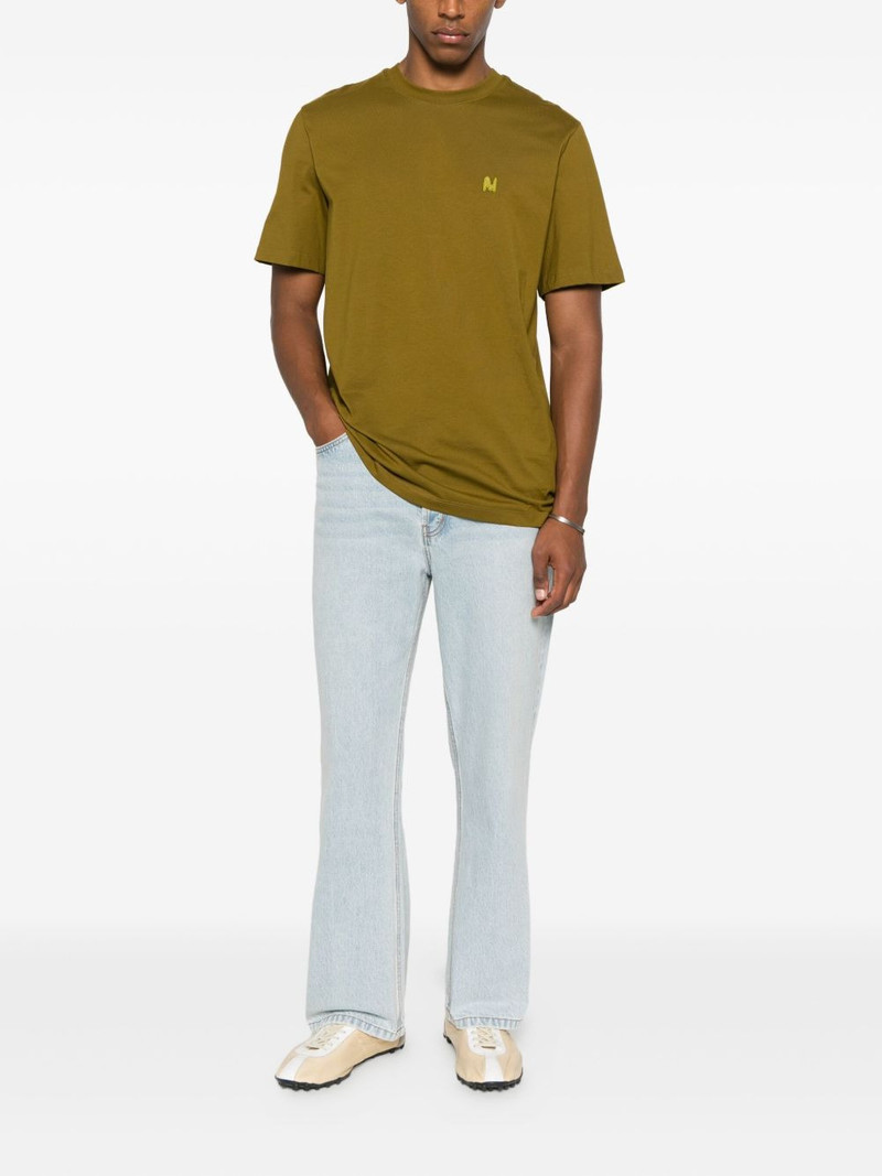 MSGM embroidered-logo T-shirt outlook