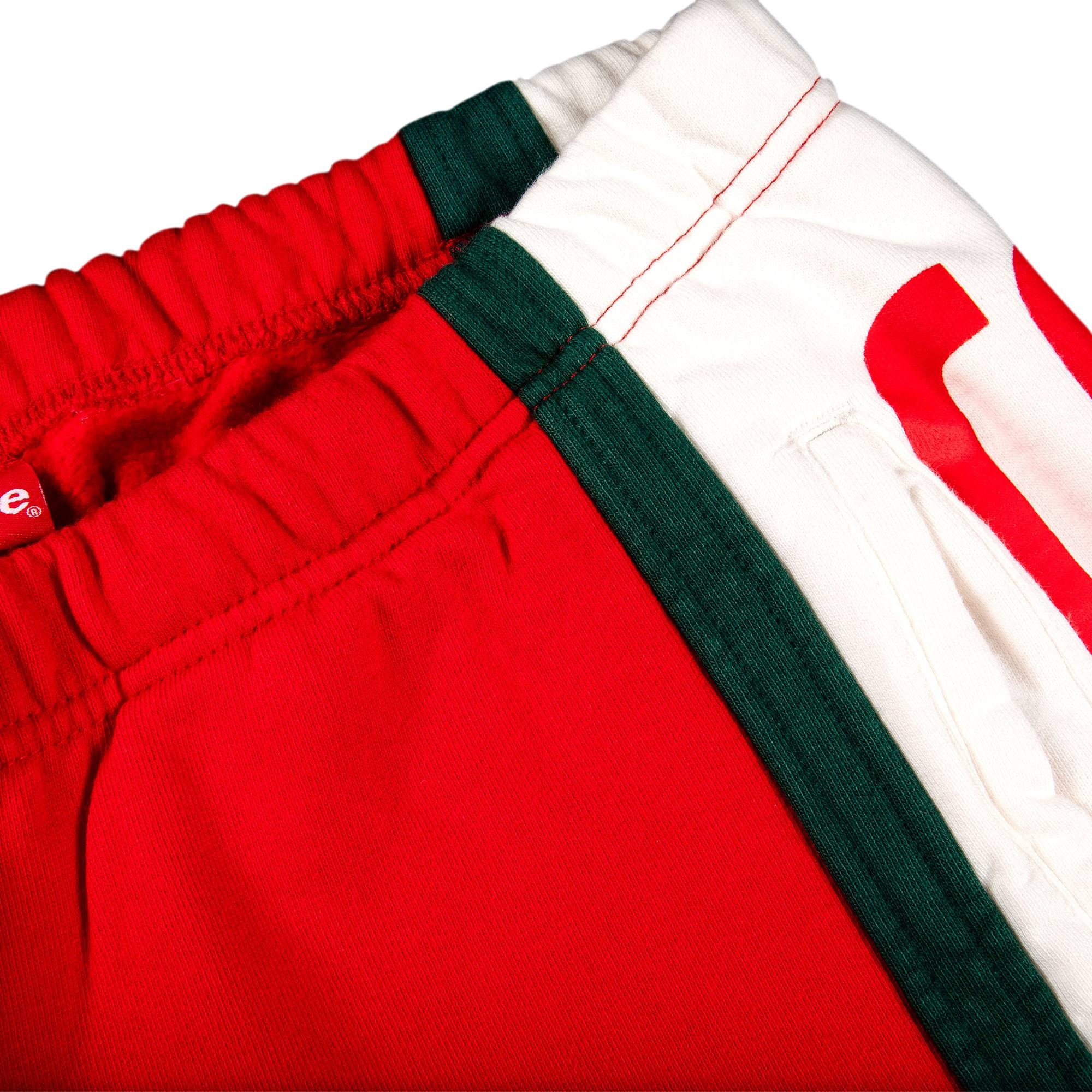 Supreme Big Logo Paneled Sweatpant 'Red' - 3