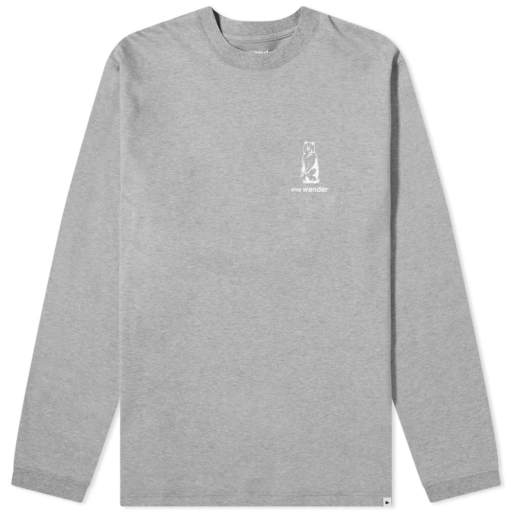 And Wander Long Sleeve Knife Ridge Tee - 1