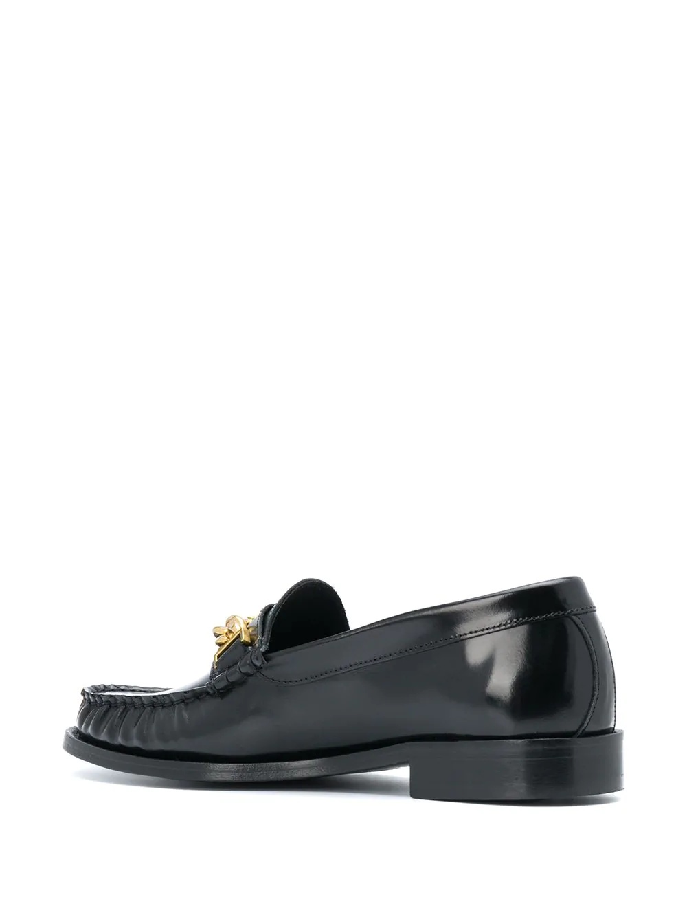 chain-embellished loafers - 3