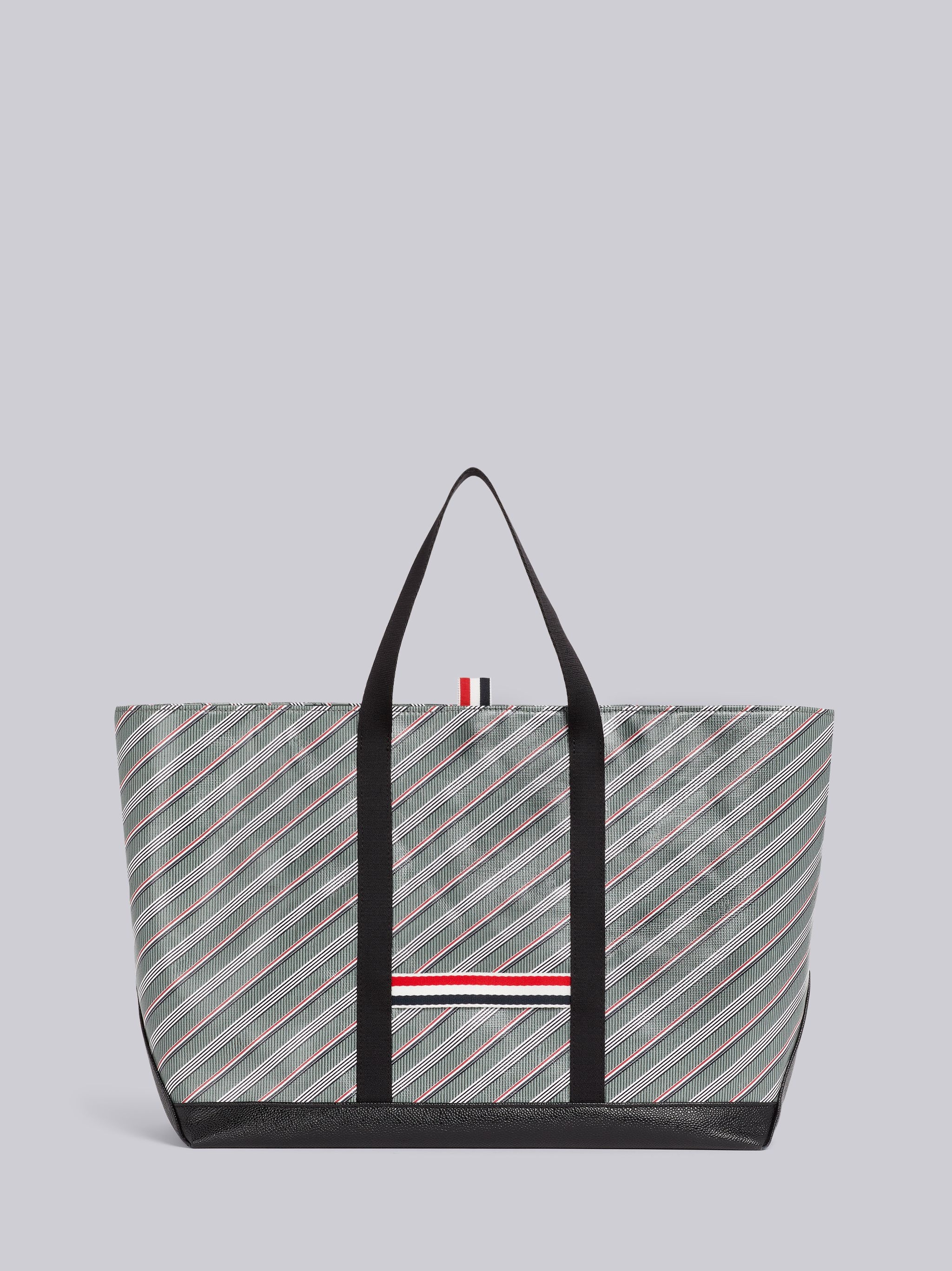 Medium Grey Monogram Coated Canvas Medium Tool Tote With Webbing Handles - 4
