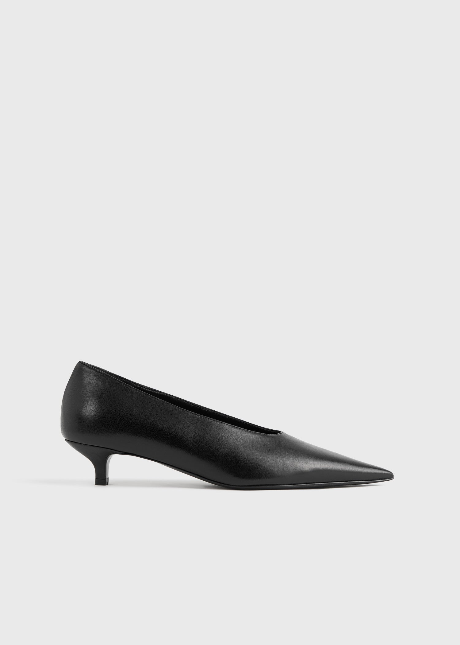 Sharp nappa kitten pumps black - 8