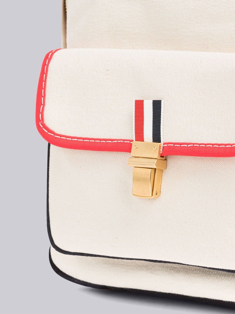 Thom Browne Canvas Front Pocket School Backpack outlook