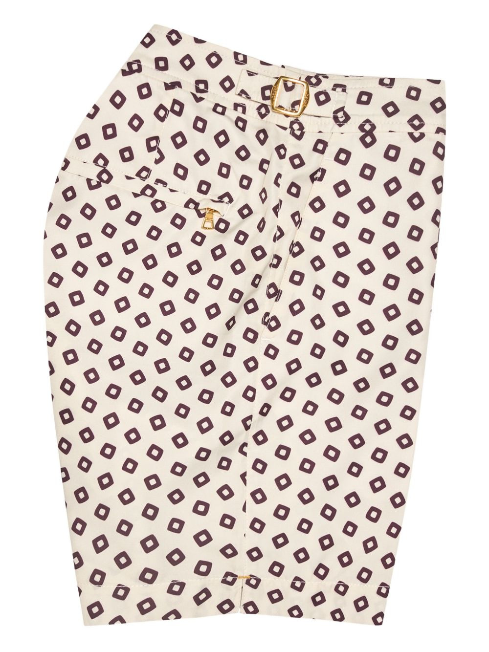 Bulldog geometric-print swim shorts - 2