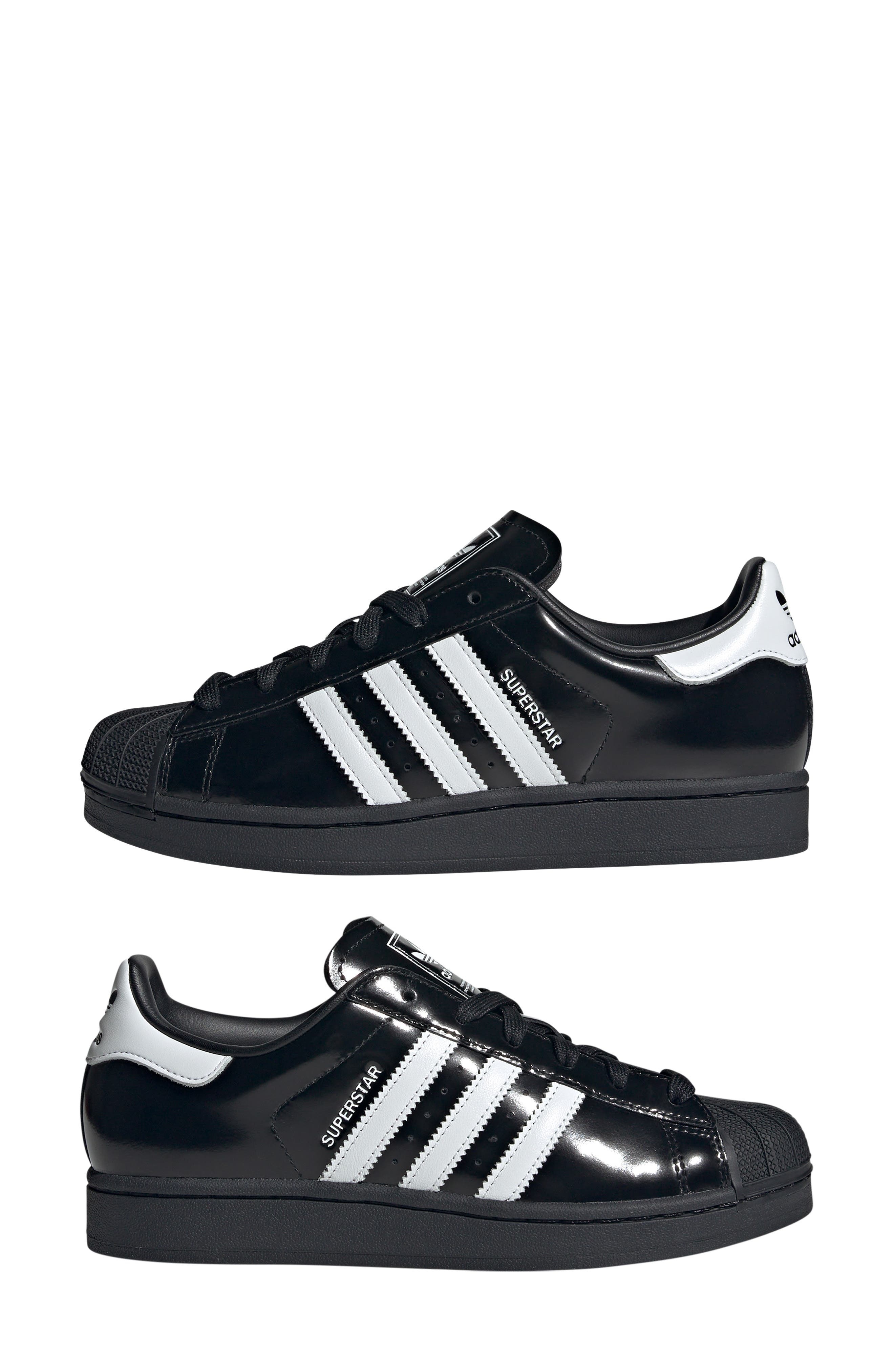 adidas Superstar II Sneaker in Cblack/ftw at Nordstrom - 7