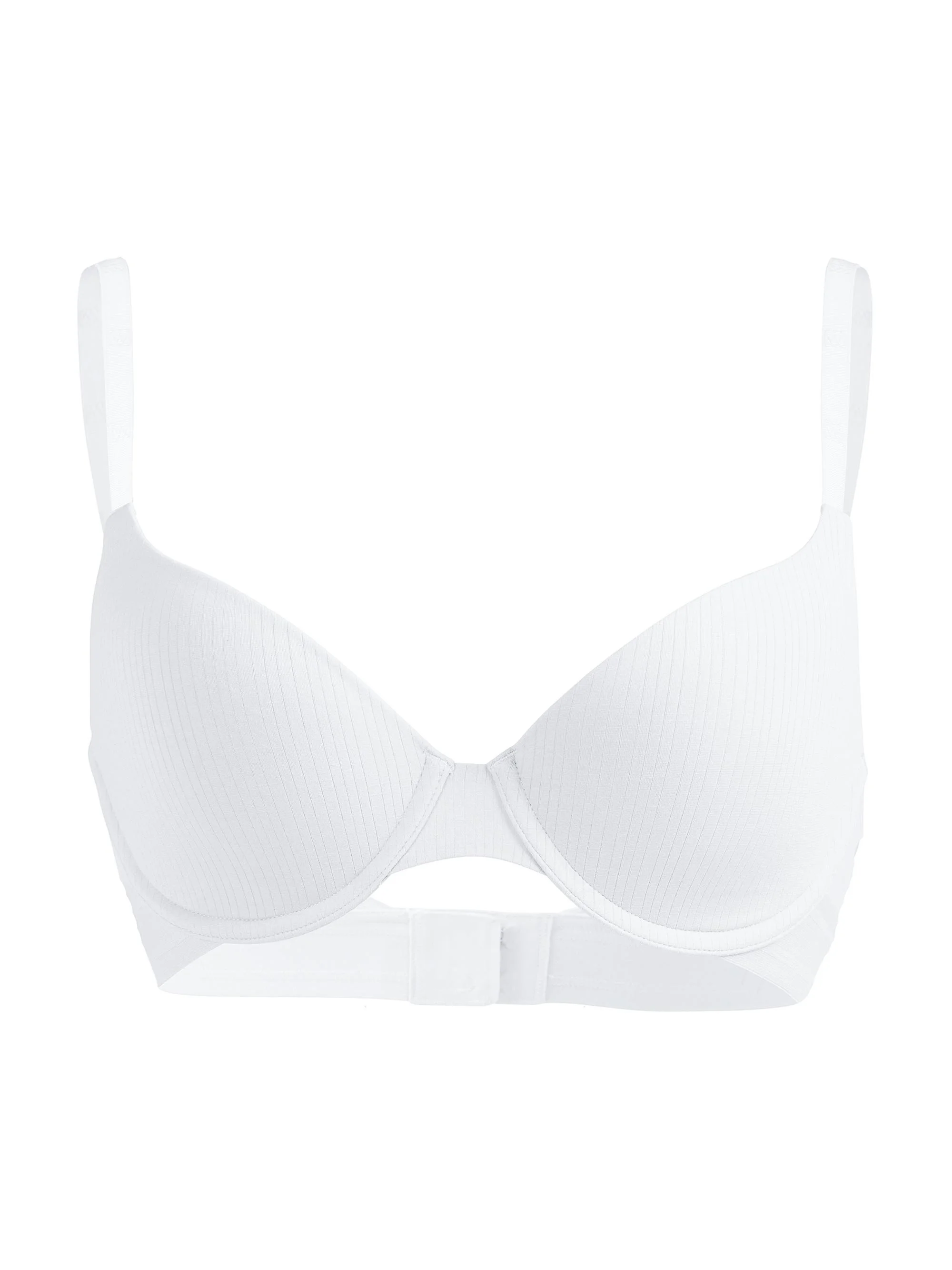 Women's Beauty Cotton Demi Underwire Bra - Pearl - 1