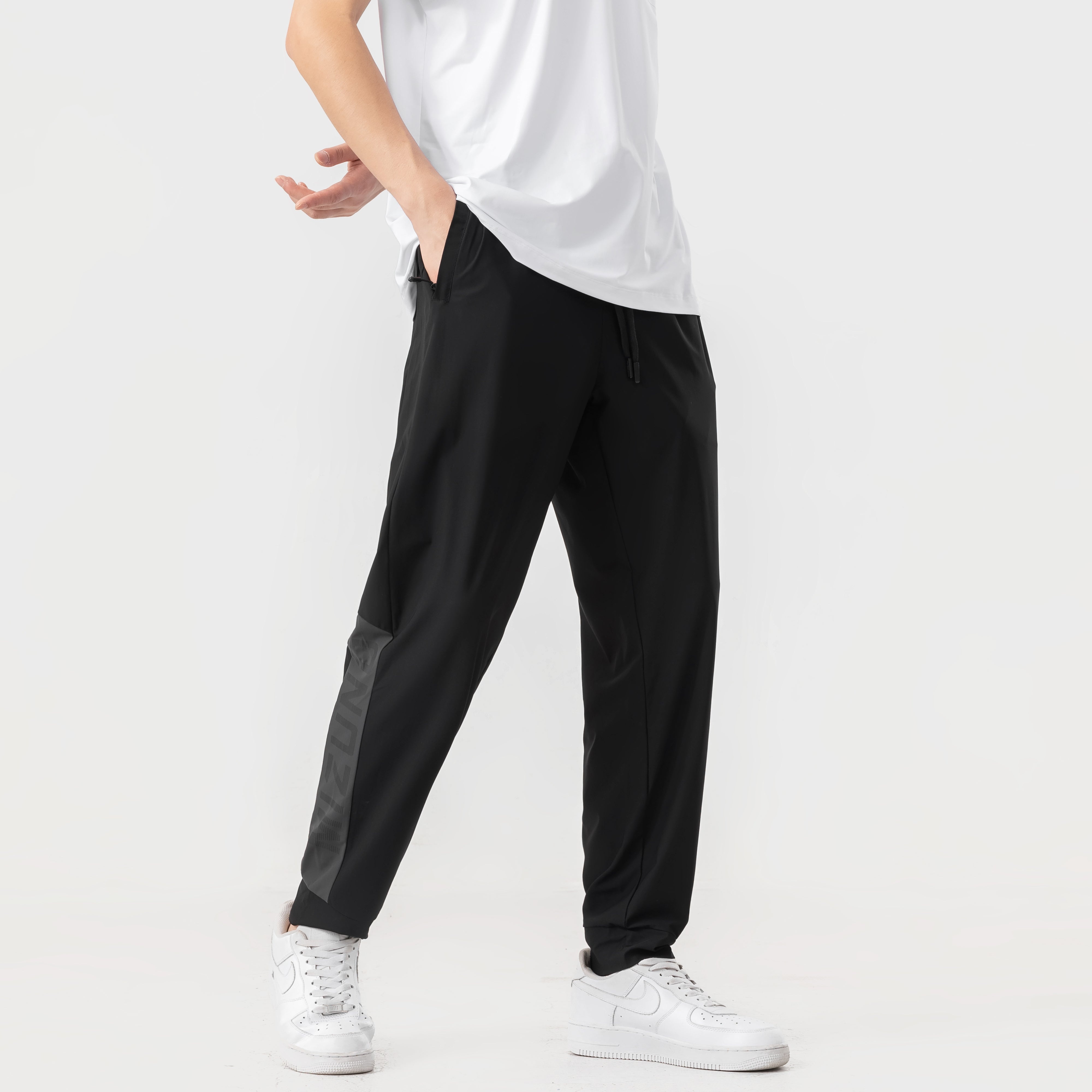 Mizuno Logo Outdoor Casual Pants 'Black' A2CF3112 - 5