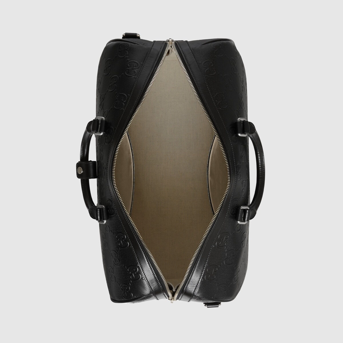 GG embossed duffle bag - 6