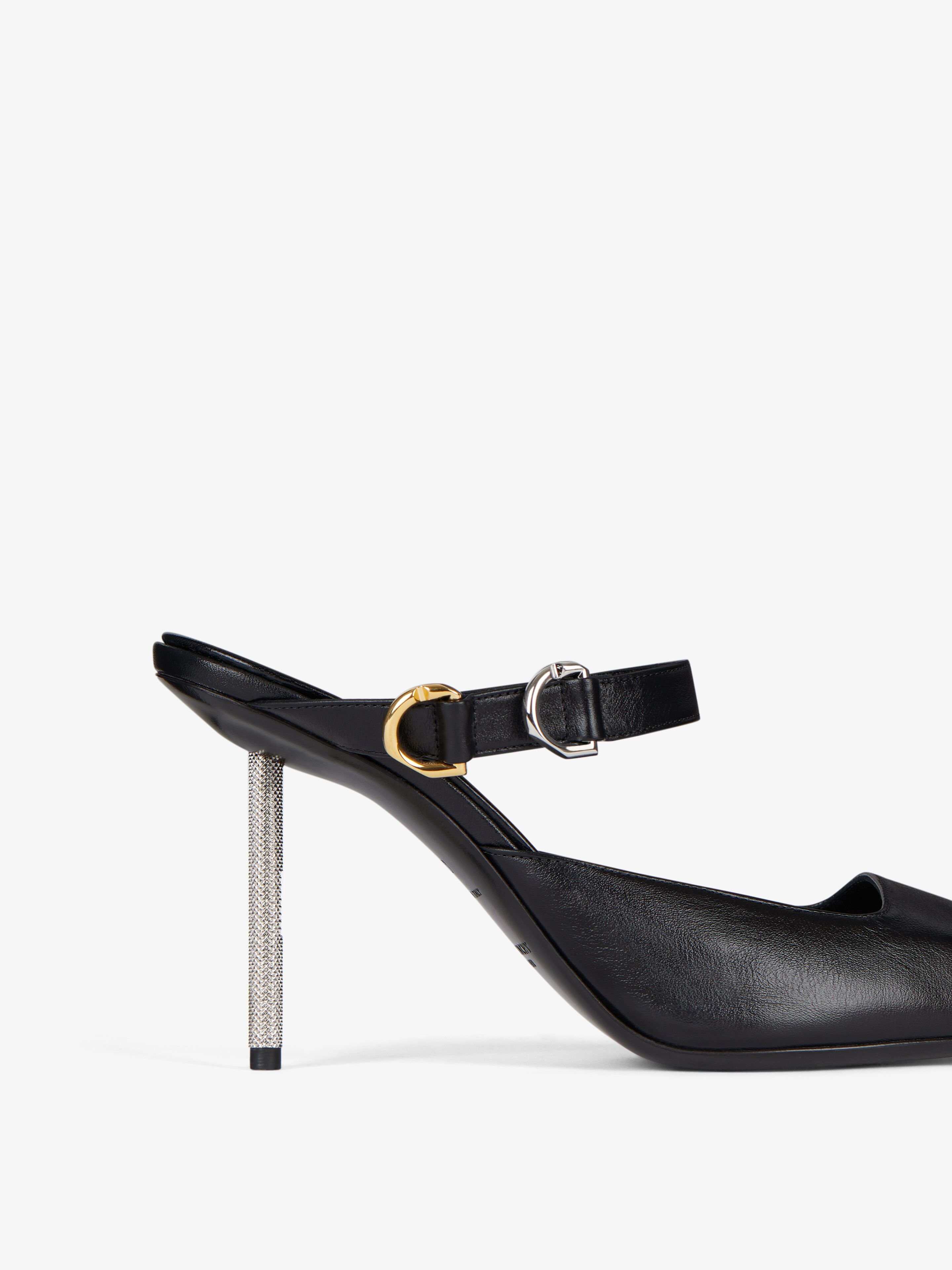 【関税&送料込】Givenchy Voyou Black Leather Slingback Givenchy Voyou Slingback Pumps | Black | FARFETCH