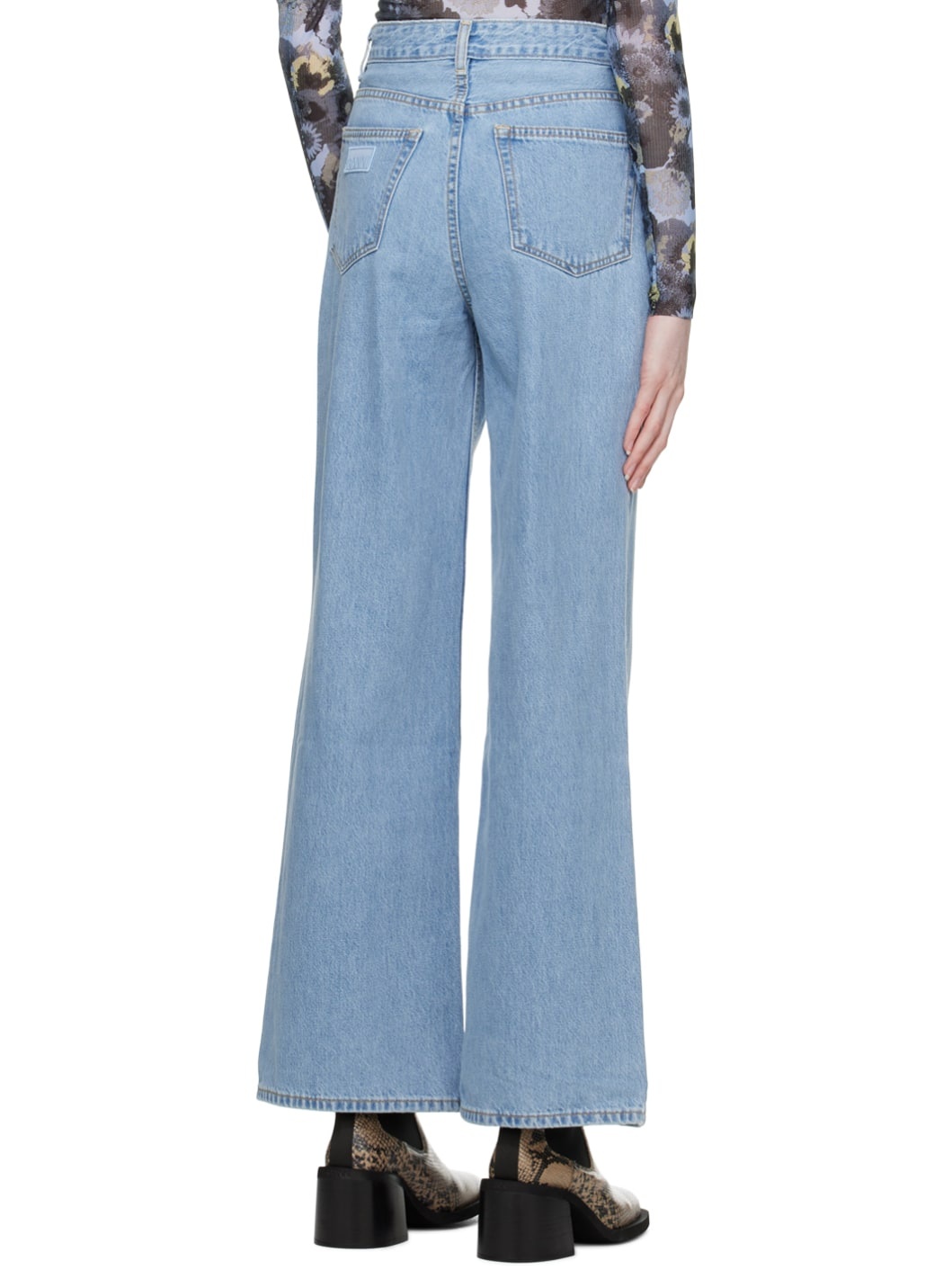Blue Mangy Jeans - 3