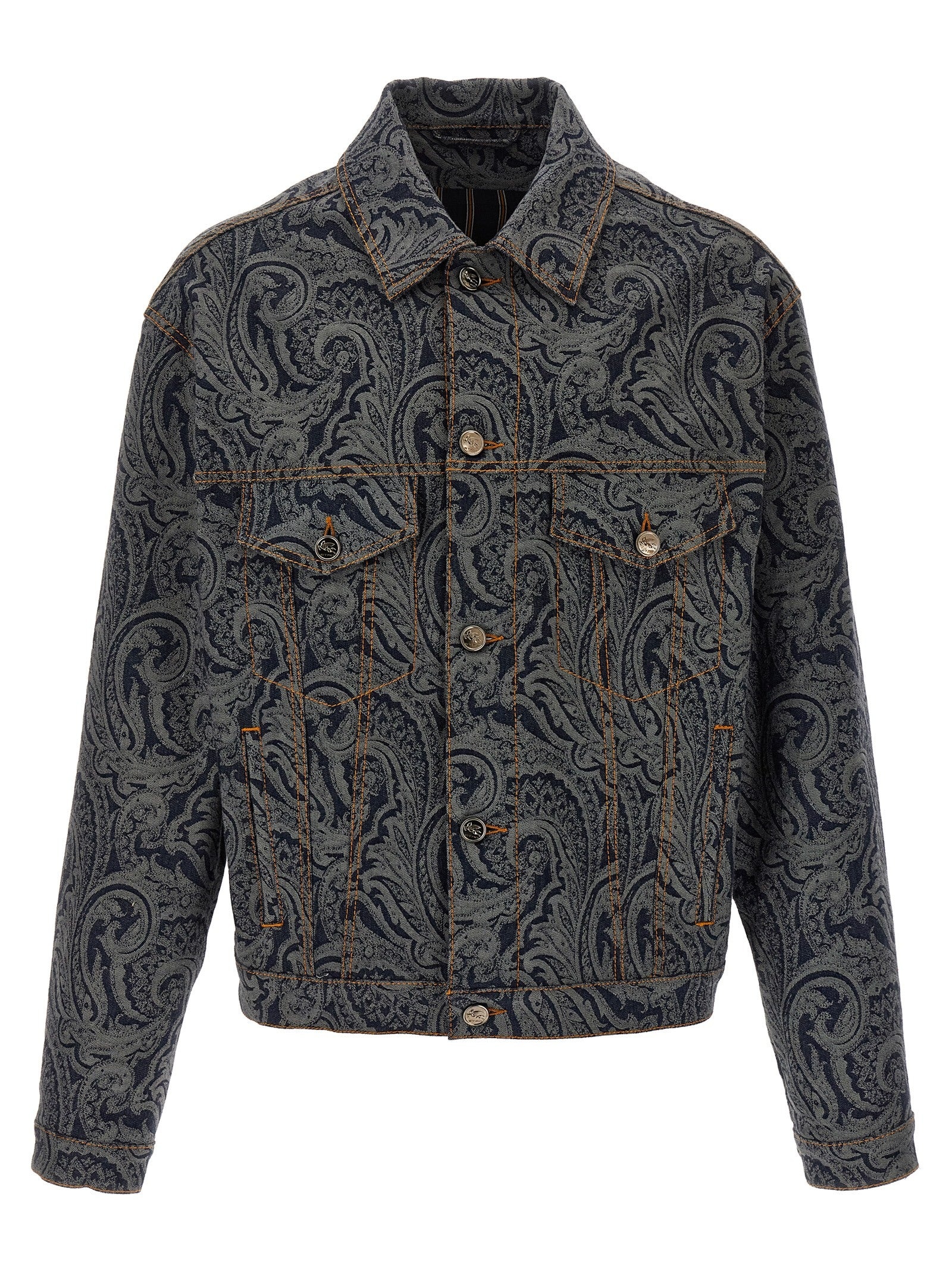 Paisley Jacket Puffer Jackets Multicolor - 1