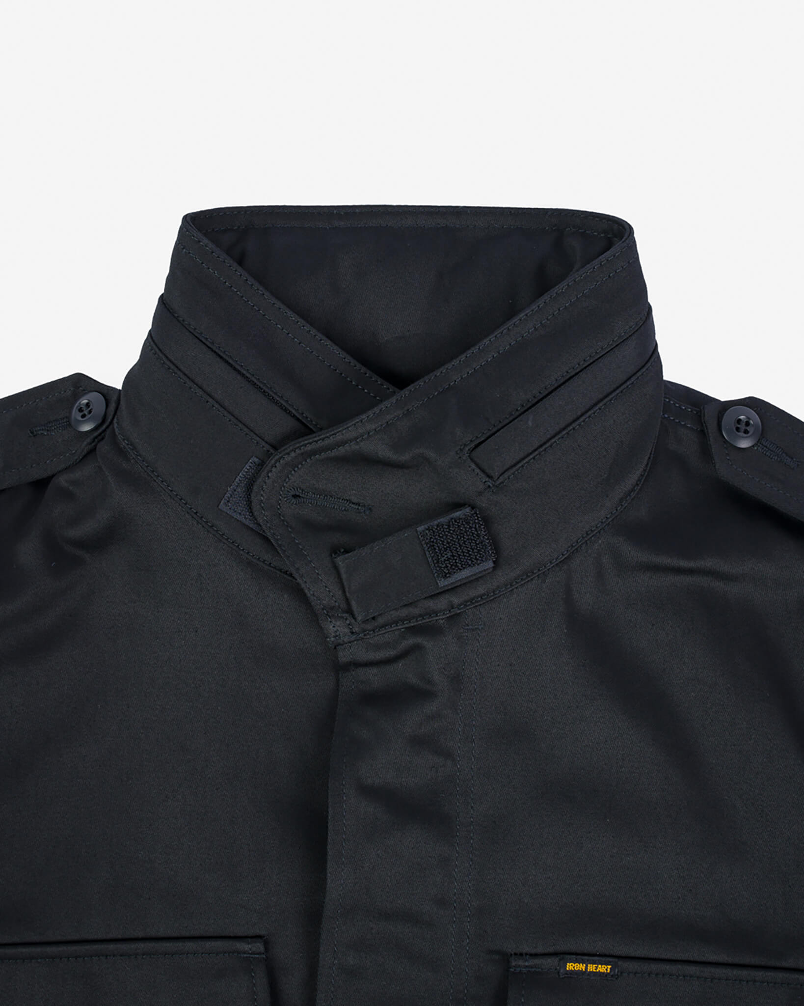 IHM-27-BLK Sateen M65 Field Jacket - Black - 8