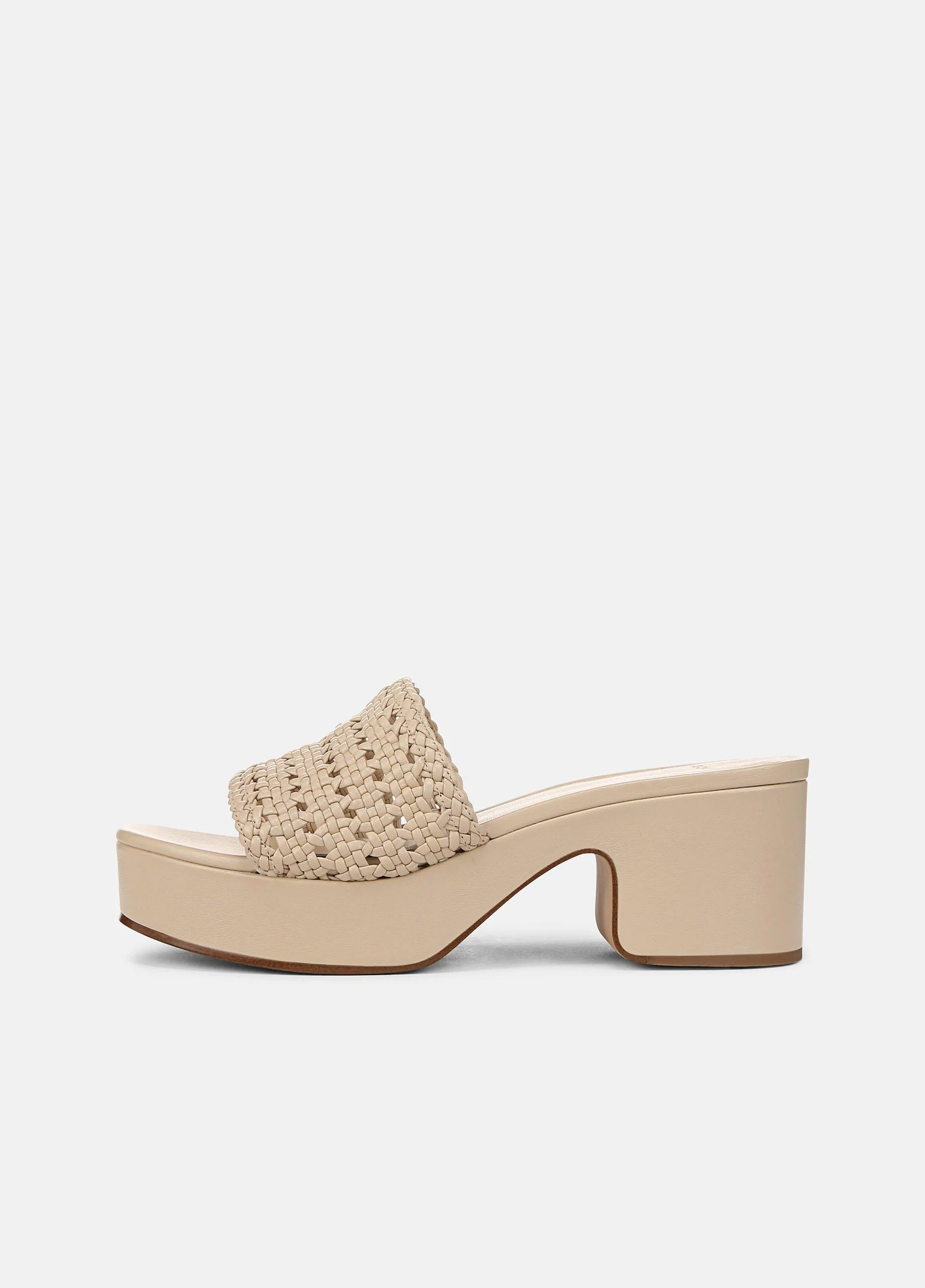 Margo Woven Leather Platform Sandal - 1