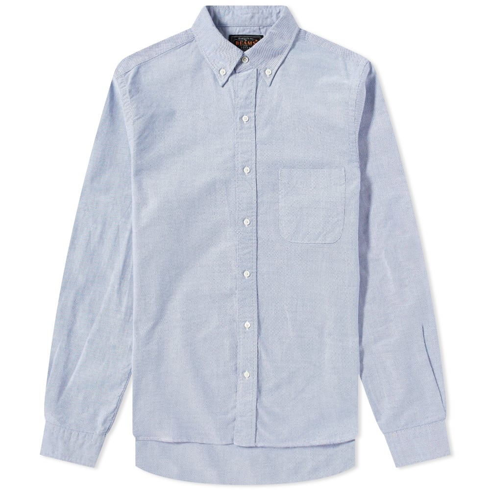 Beams Plus Button Down Oxford Shirt - 1