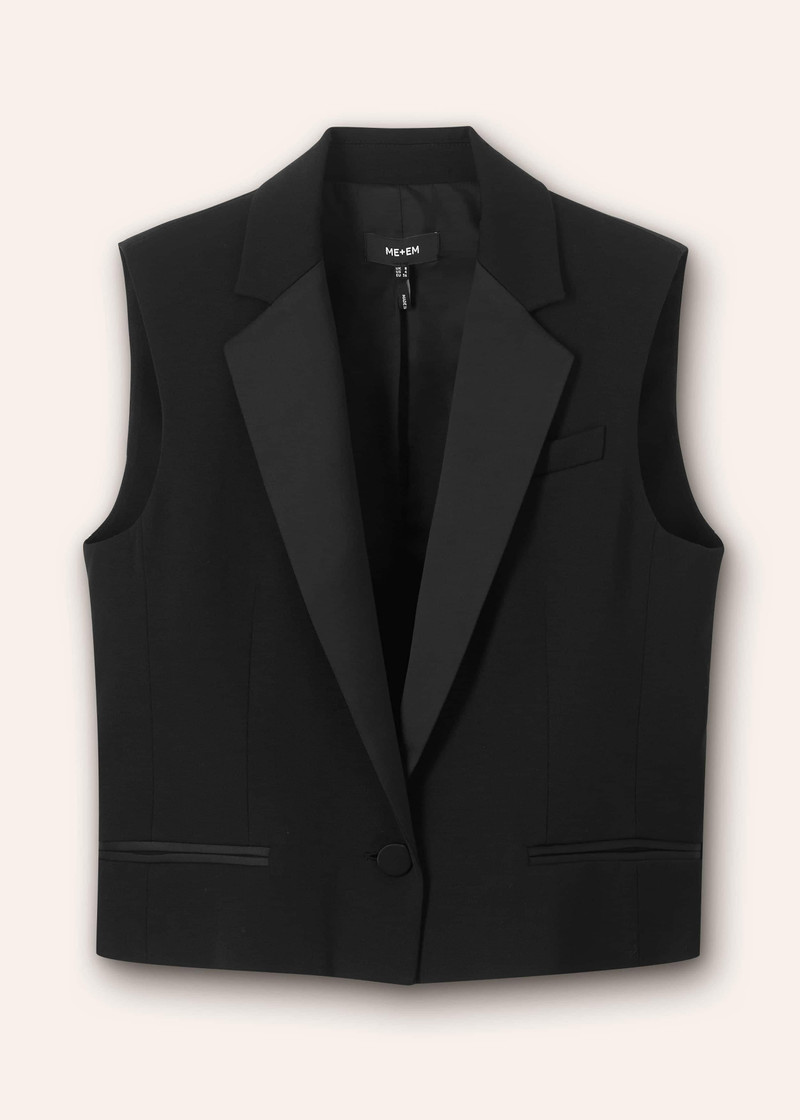 Sleeveless Tux Jacket 6
