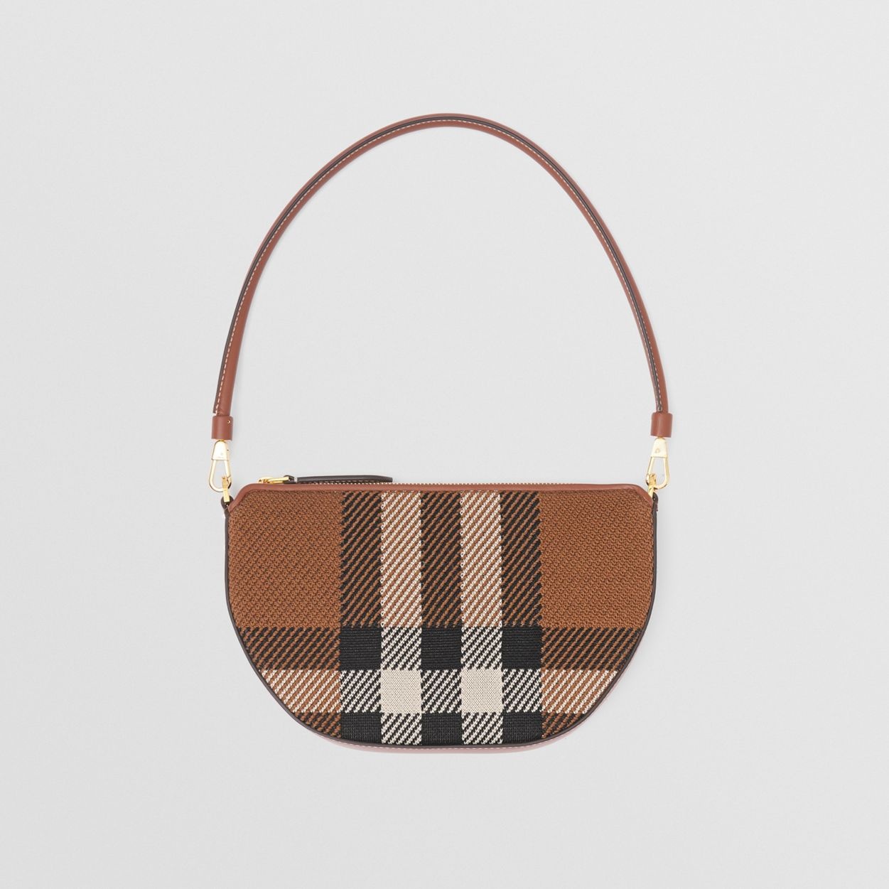 Knitted Check Olympia Pouch - 1