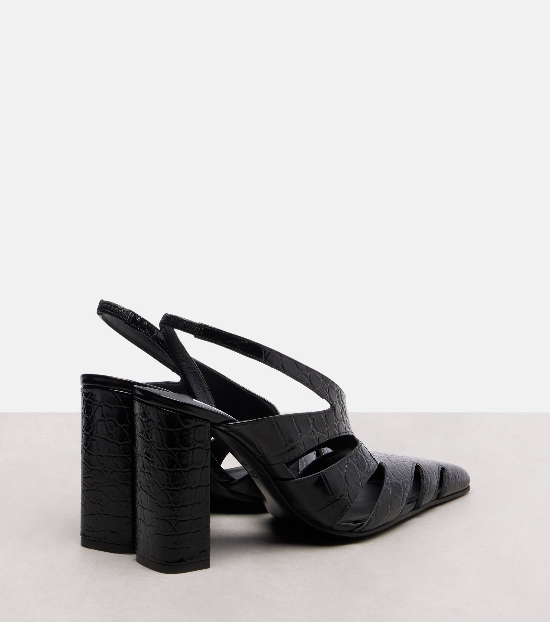 Cut Out 90 leather slingback pumps - 2