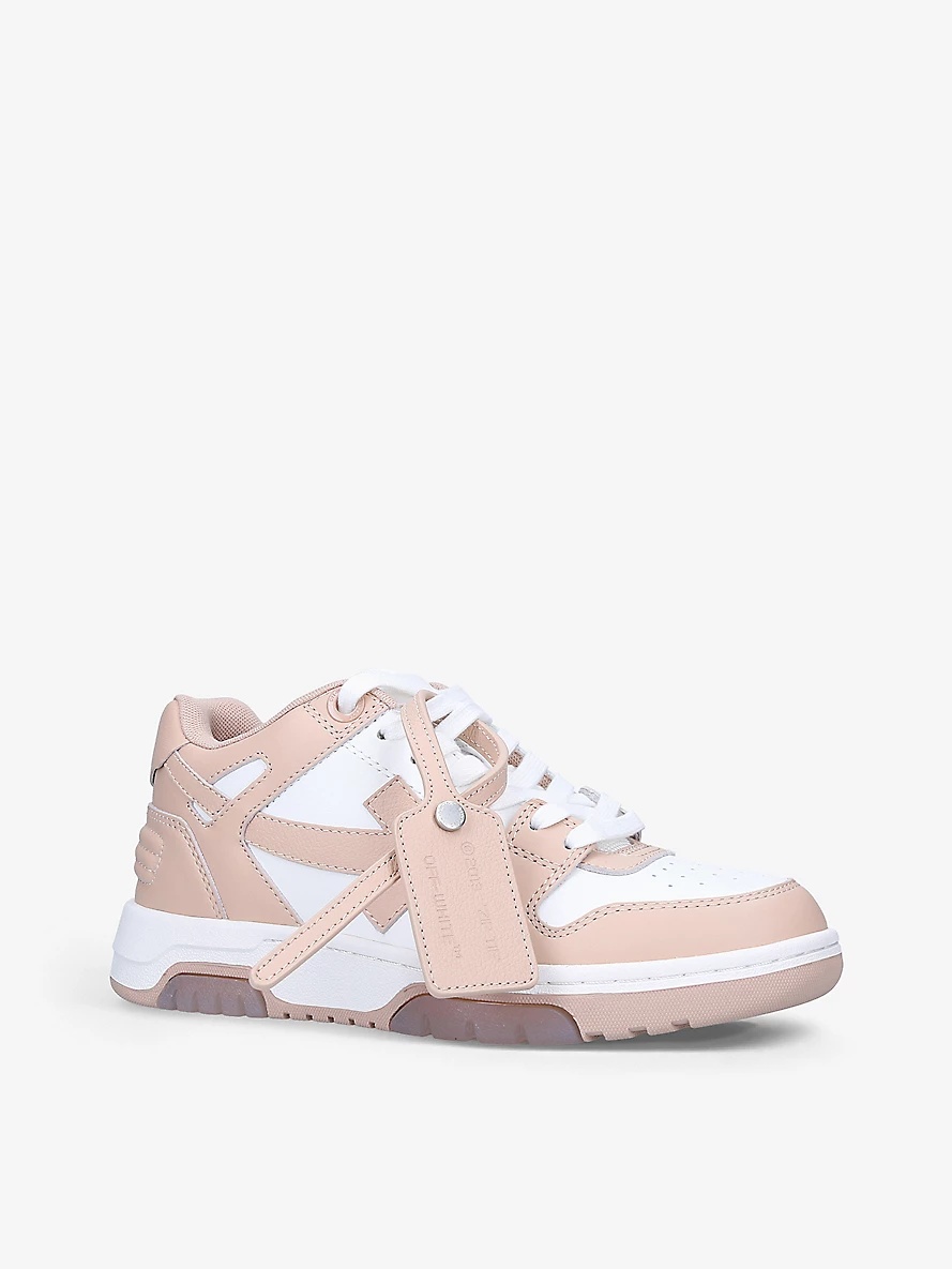 OOO low-top leather trainers - 3