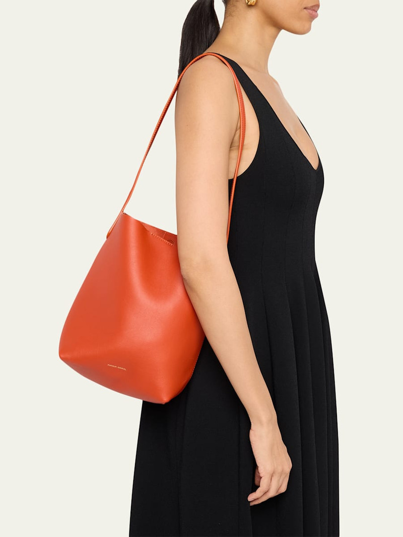 Mansur Gavriel Small Everyday Cabas Leather Shoulder Bag outlook