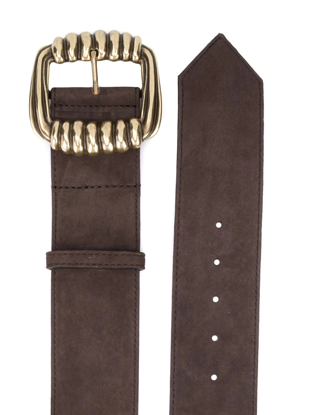 square buckle belt - 2