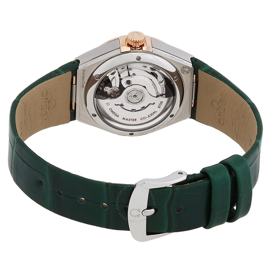 Omega Constellation Automatic Chronometer Diamond Green Dial Ladies Watch 131.23.29.20.99.001 - 3