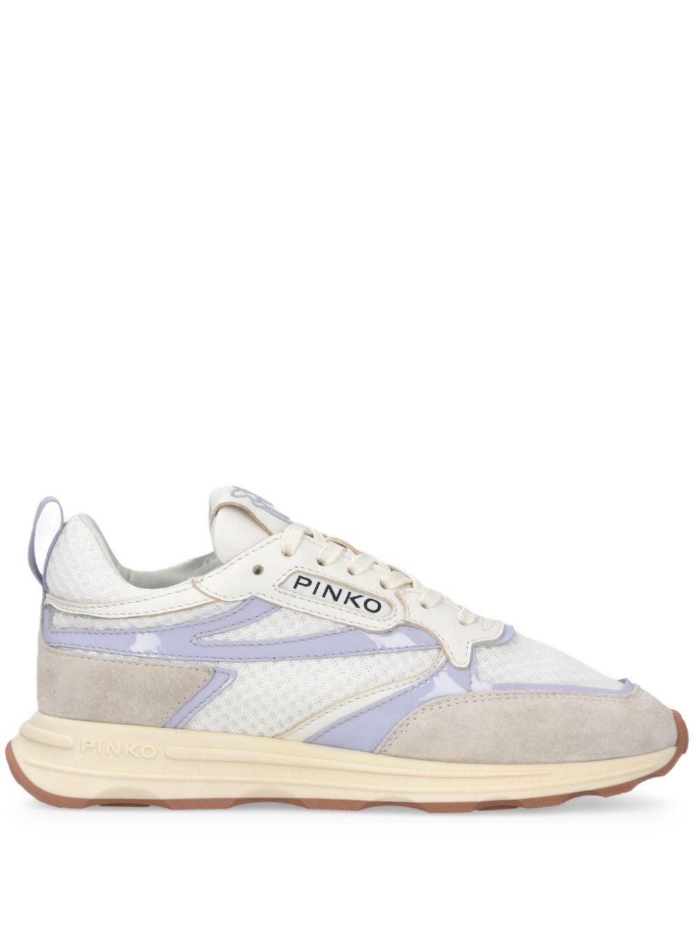 panelled sneakers - 1