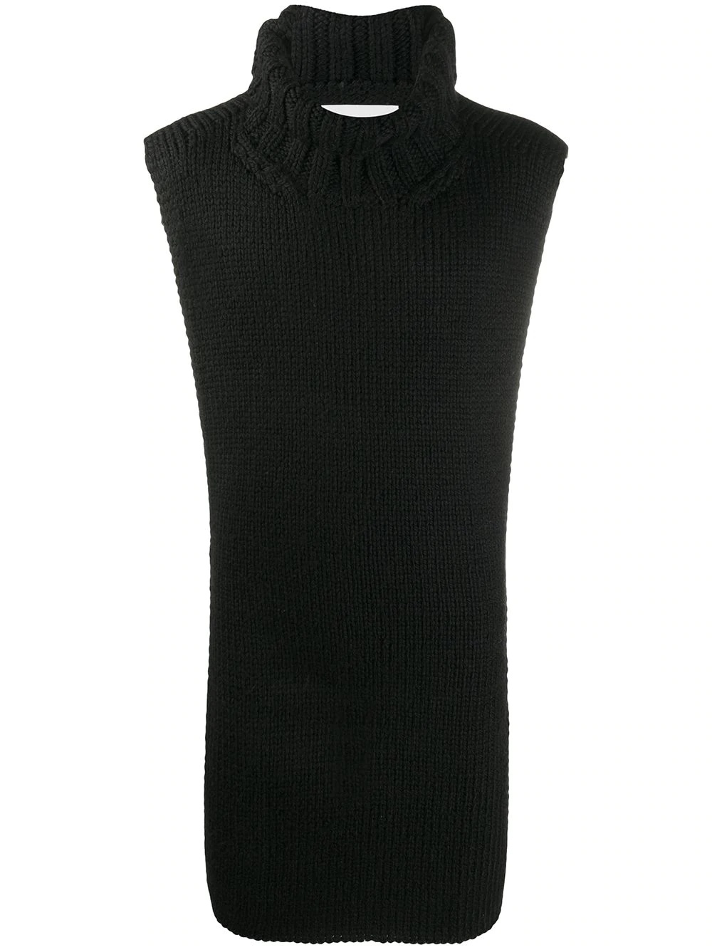 ribbed vest jumper - 1