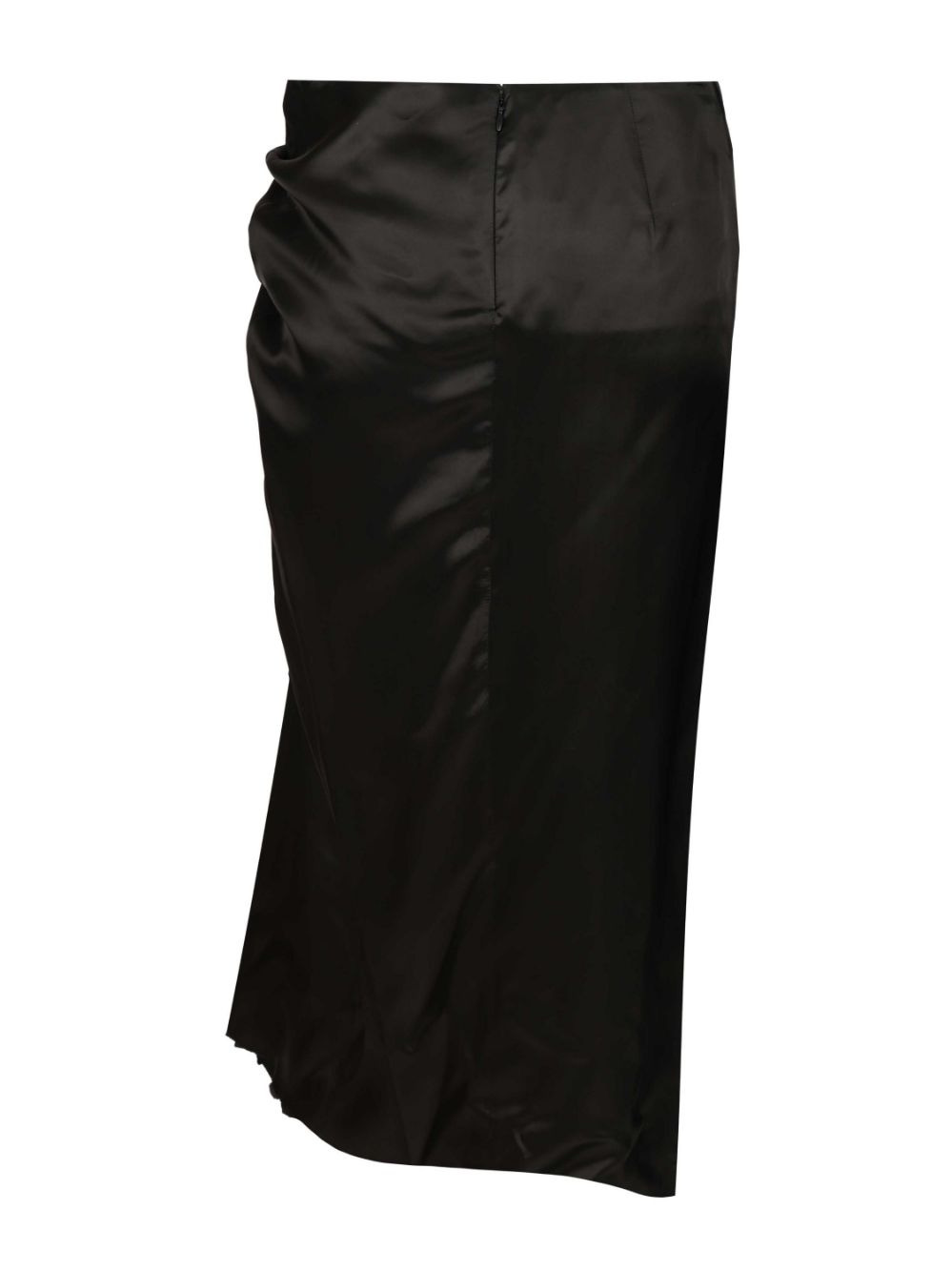Draped Skirt Skirts Black - 2