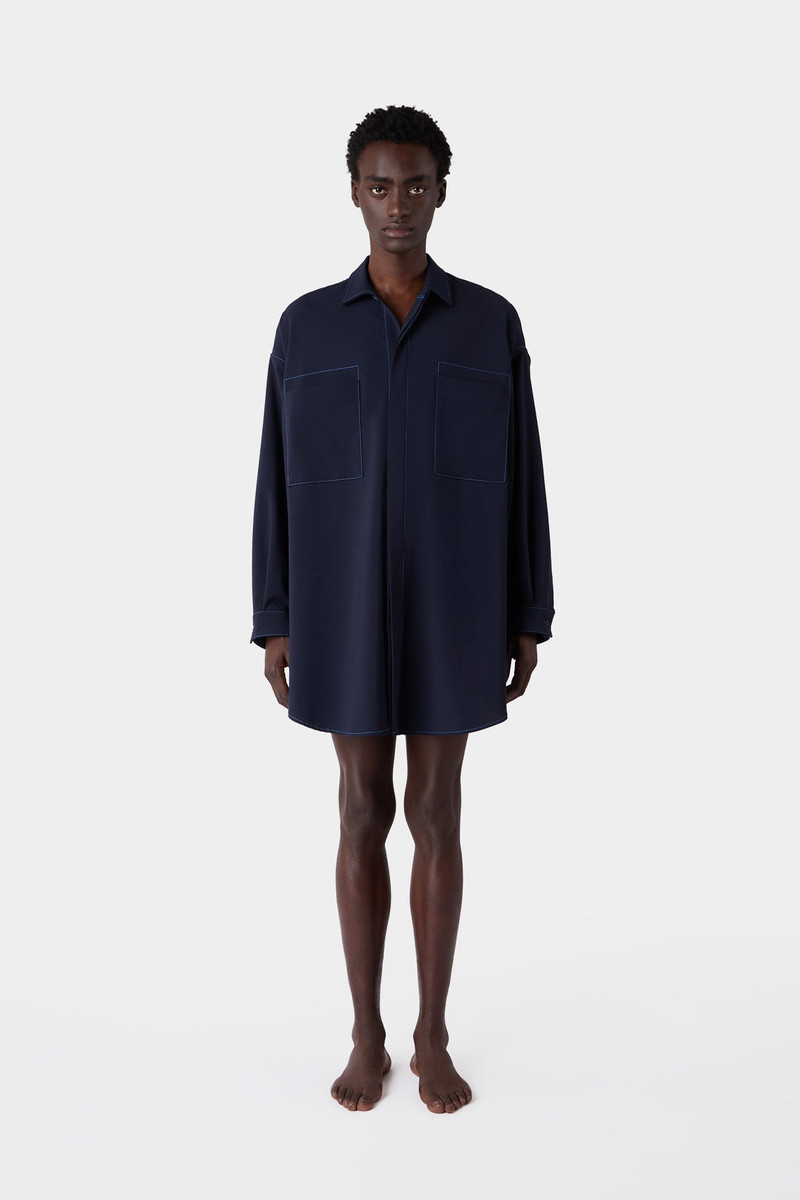 MEGA OVER SHIRT / dark blue 3