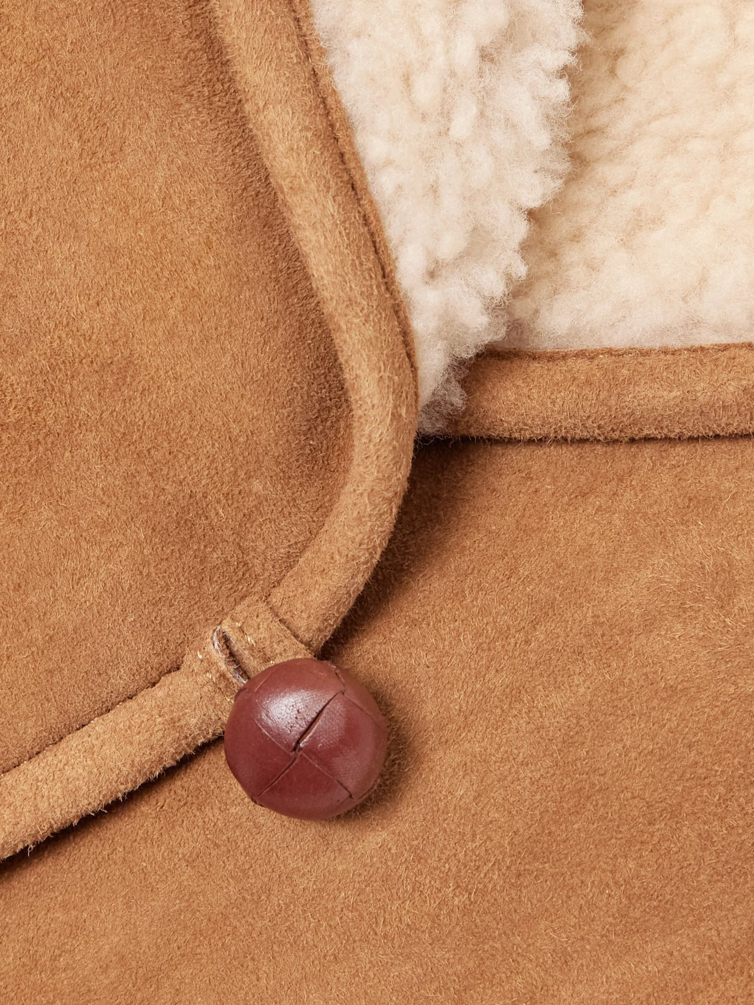 Tatoosh shearling coat Camel - 5
