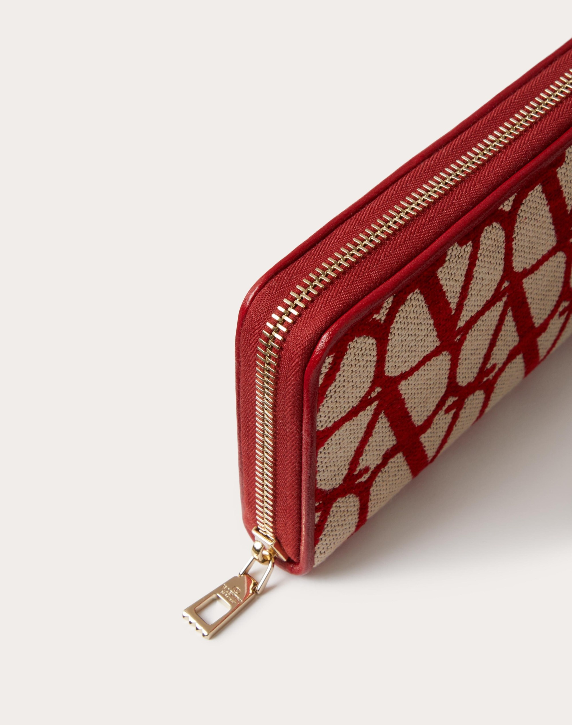 TOILE ICONOGRAPHE ZIPPER WALLET - 2