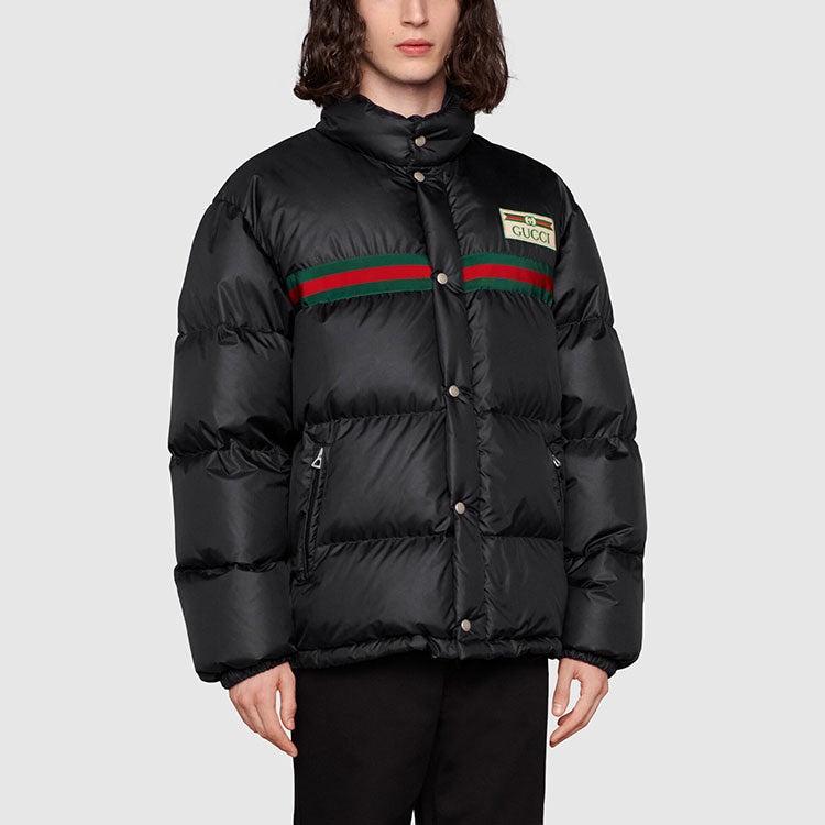 Gucci Fw21 Water repellent down jacket 'Black' 666560-Z8AQX-1043 - 3
