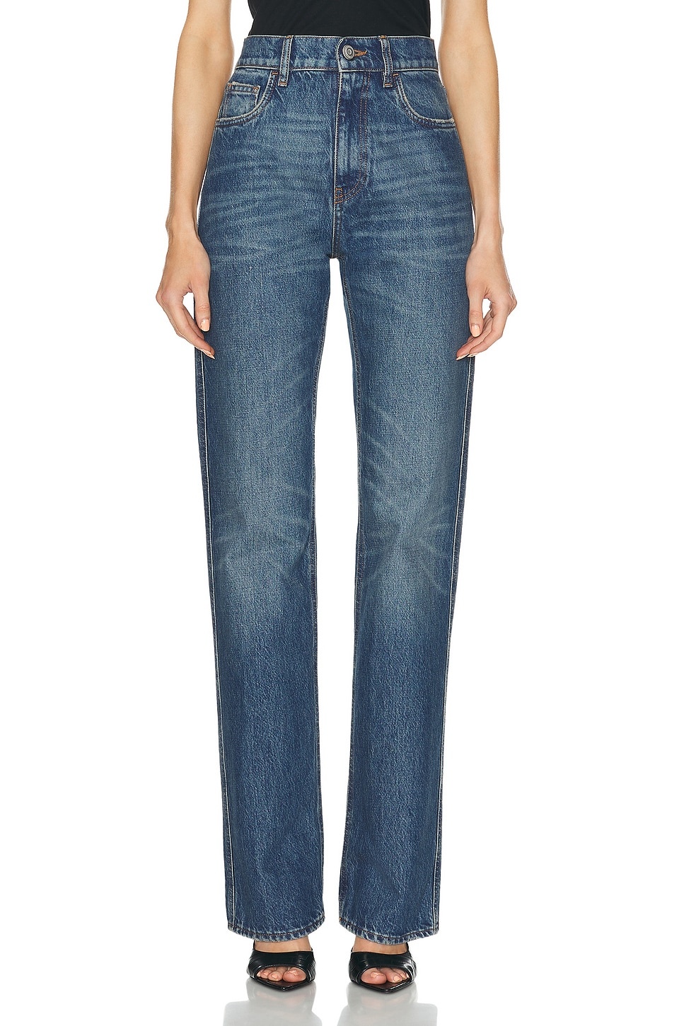 High Waisted Straight Leg - 1