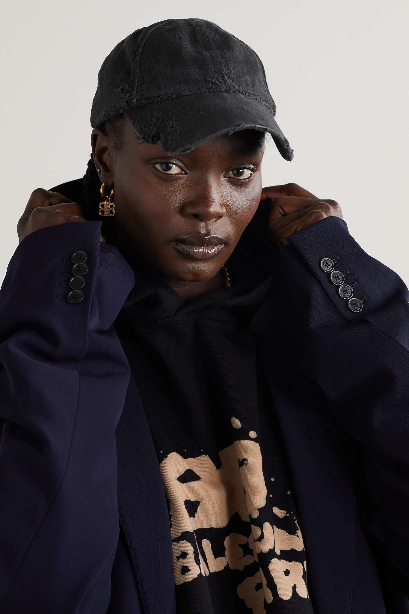 最終値下げ　BALENCIAGA dog bite cap Balenciaga Dog Bite Cap in Black for Men | Lyst
