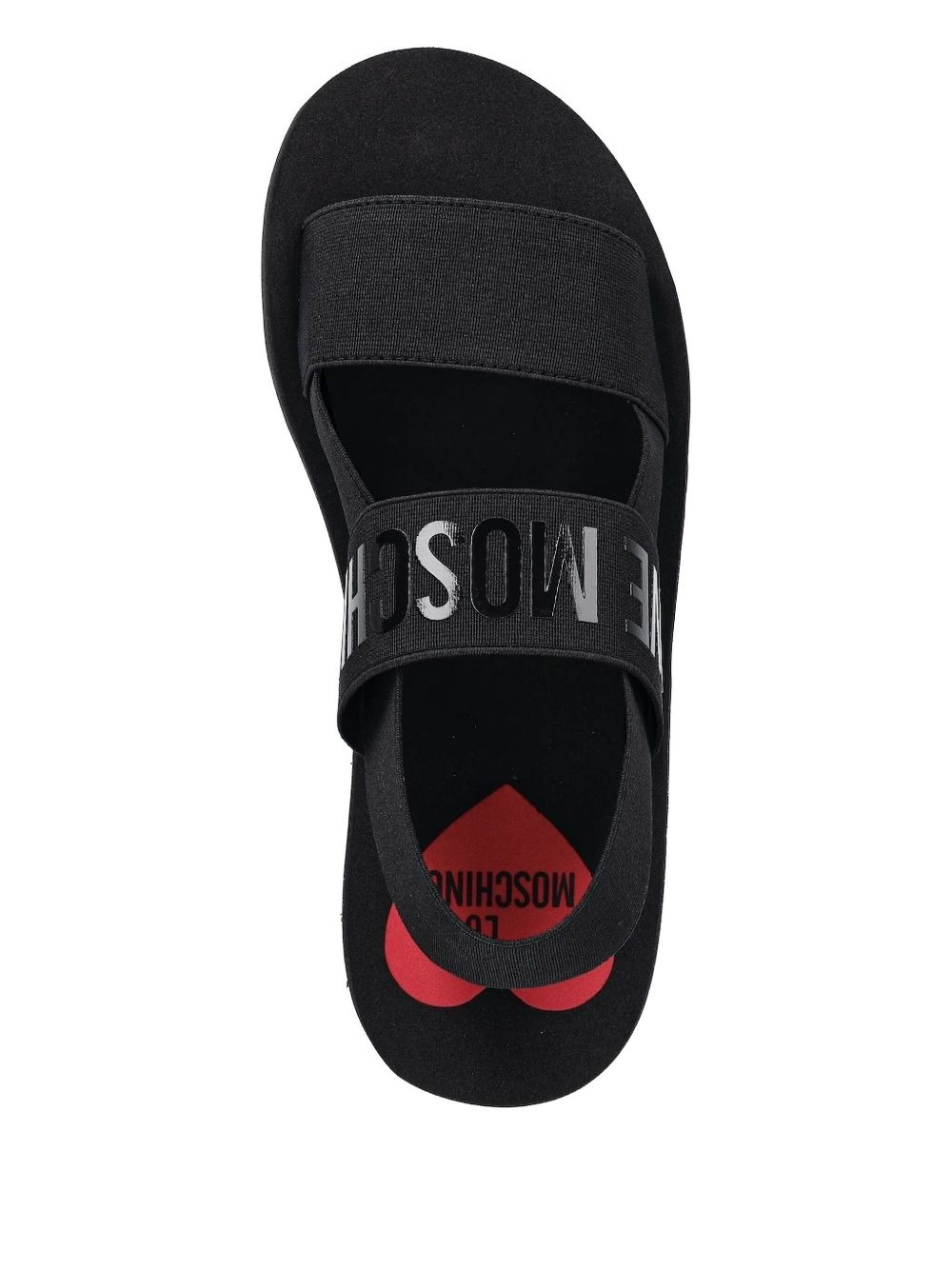 logo-print sandals - 3
