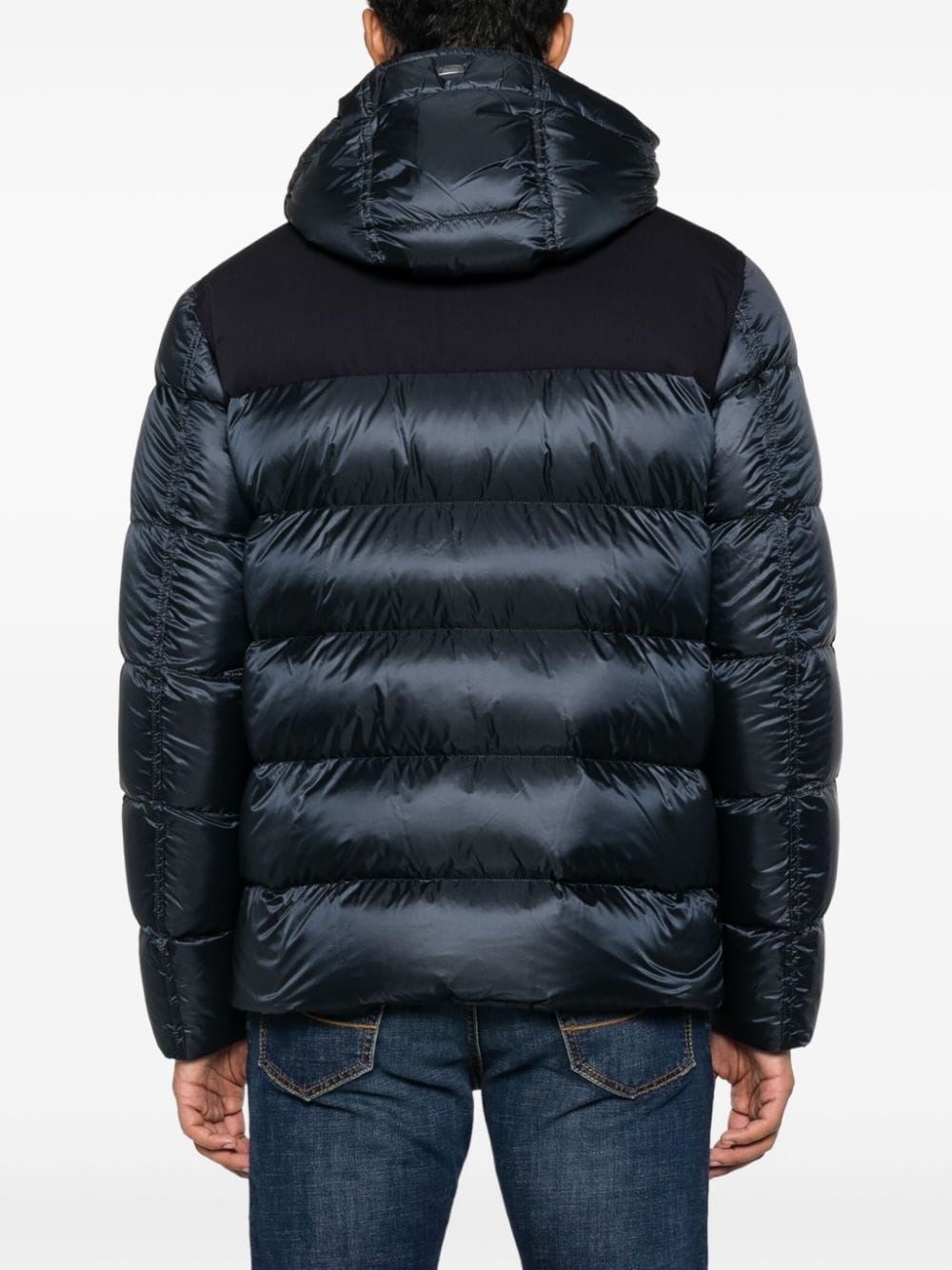 water-reppelent hooded puffer jacket - 4