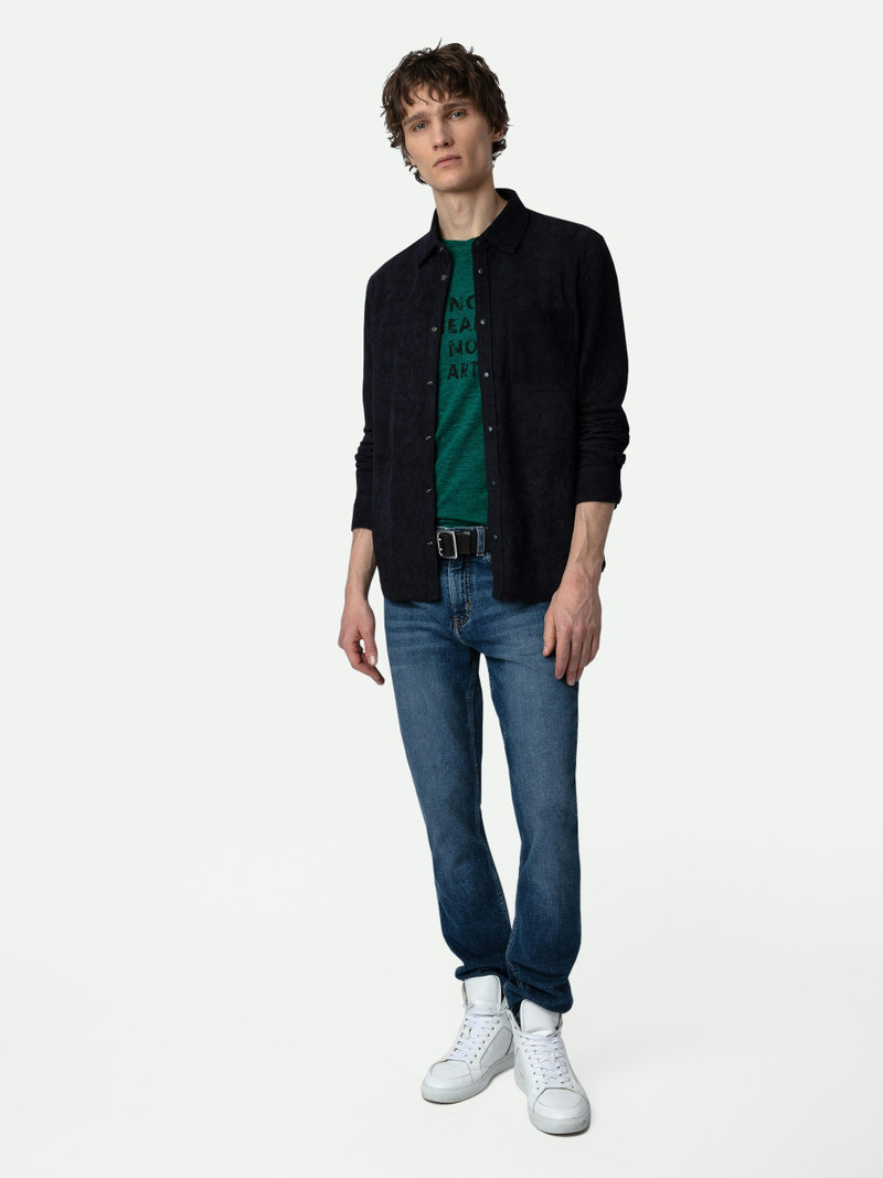 Zadig & Voltaire Serge Suede Shirt outlook