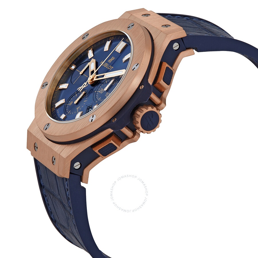 Hublot Big Bang 18kt Rose Gold Chronograph Automatic Blue Dial Men's Watch 301.PX.7180.LR - 2